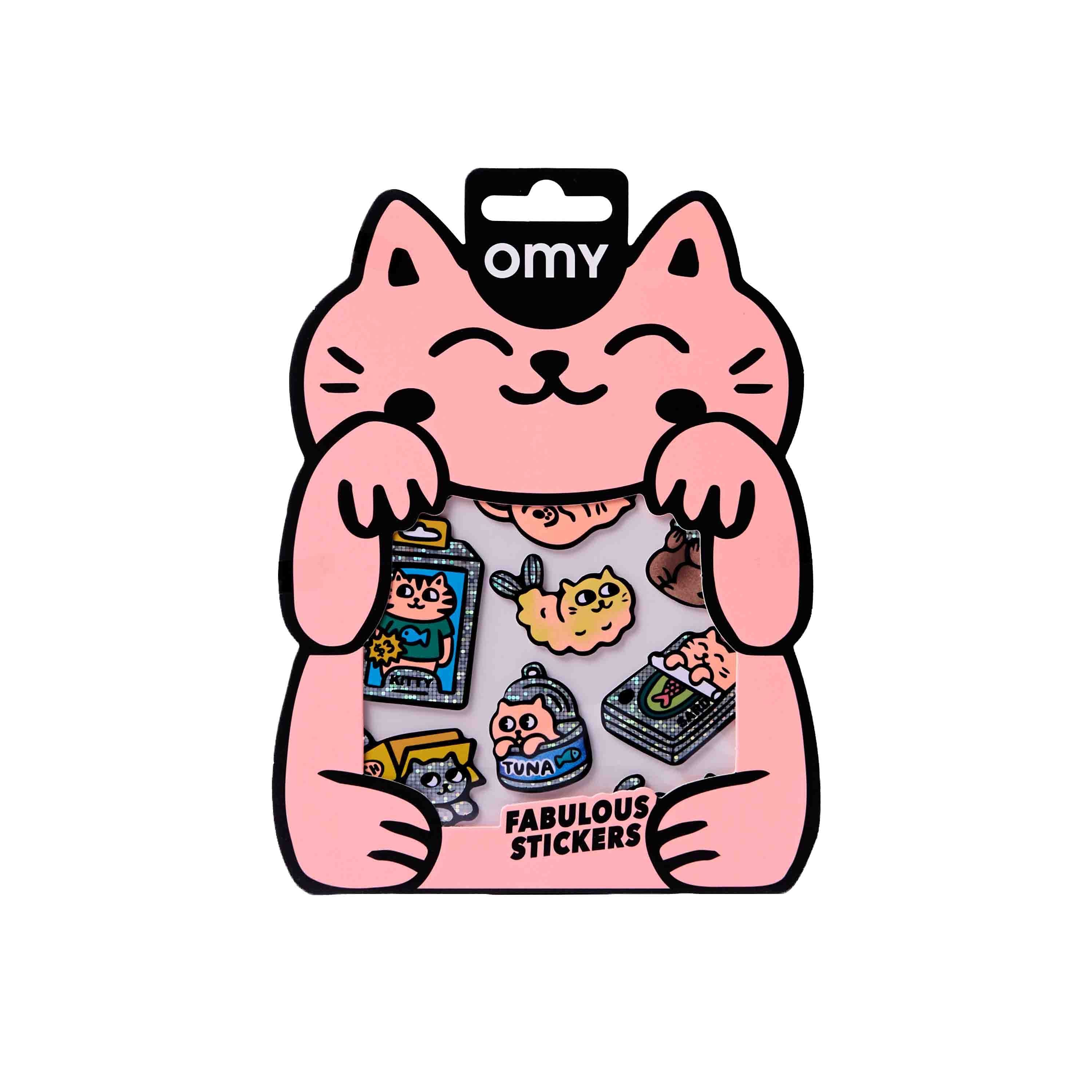 OMY Fabulous Vinil Çıkartmalar: Kitty