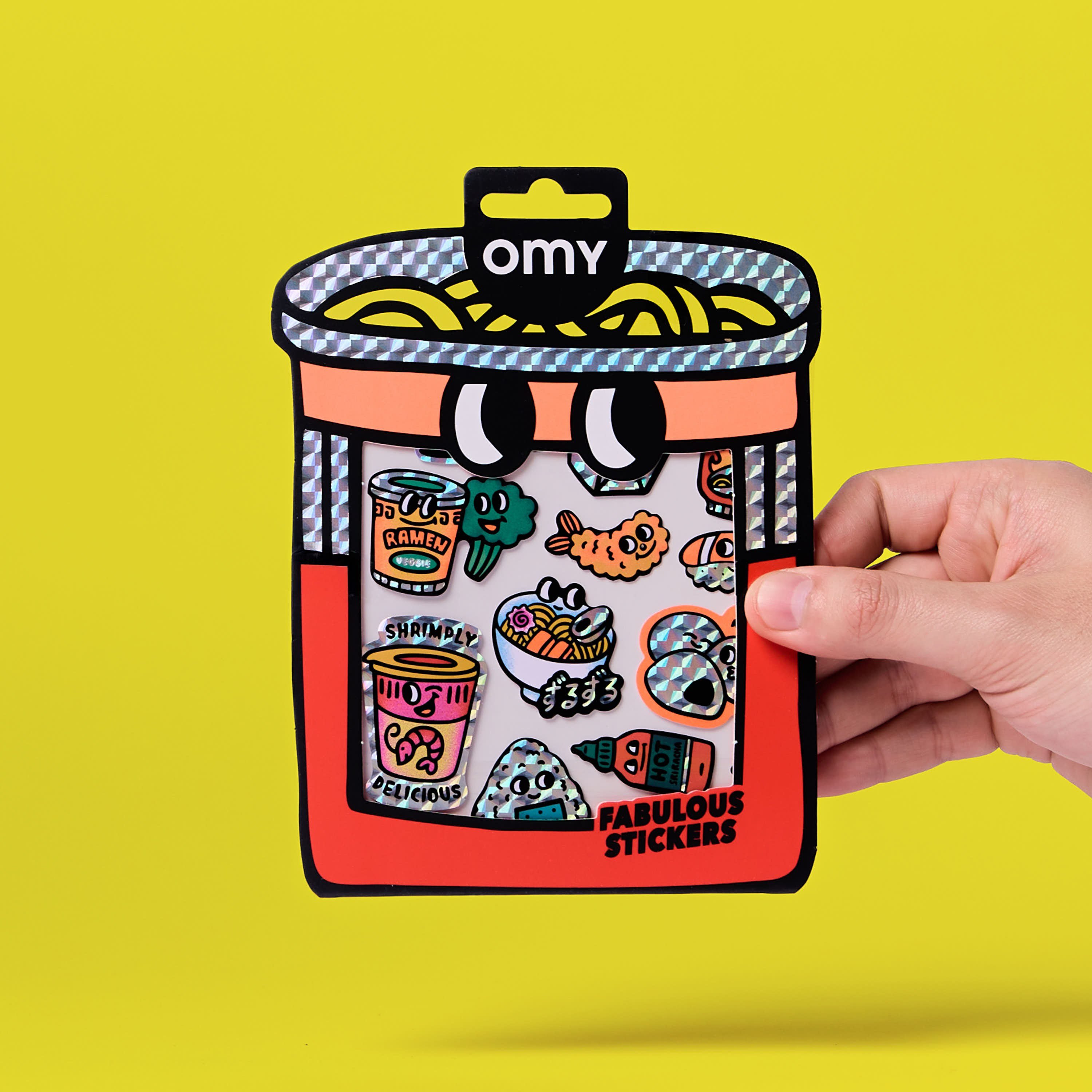 OMY Fabulous Vinil Çıkartmalar: Noodle