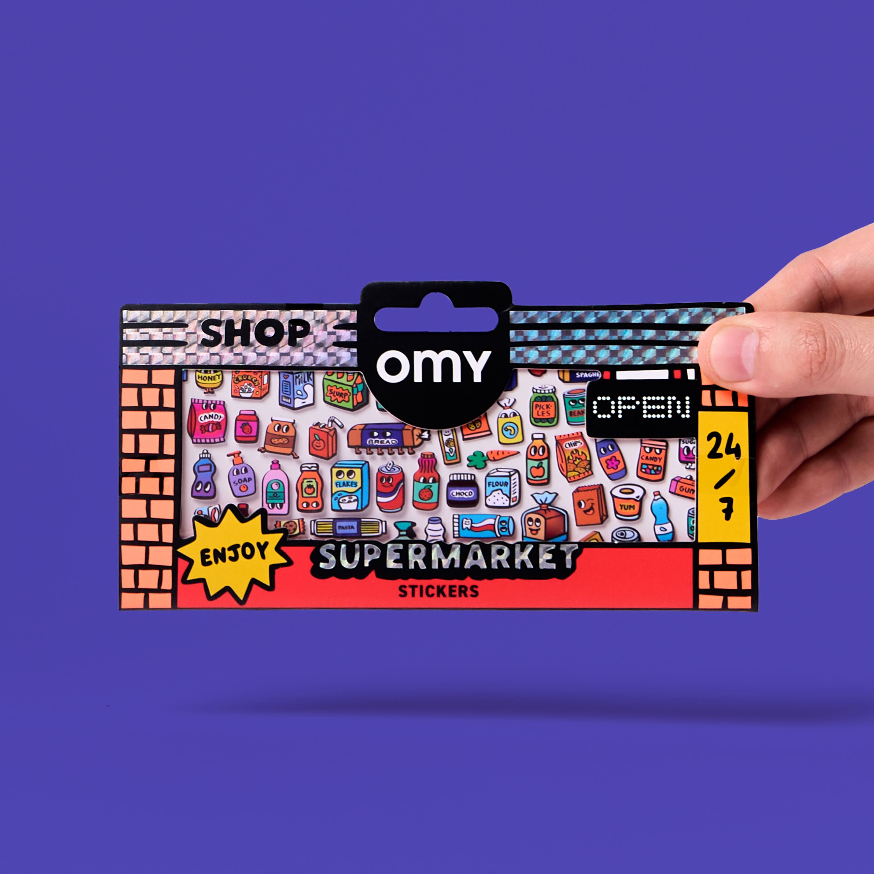 OMY Fabulous Vinil Çıkartmalar: Supermarket