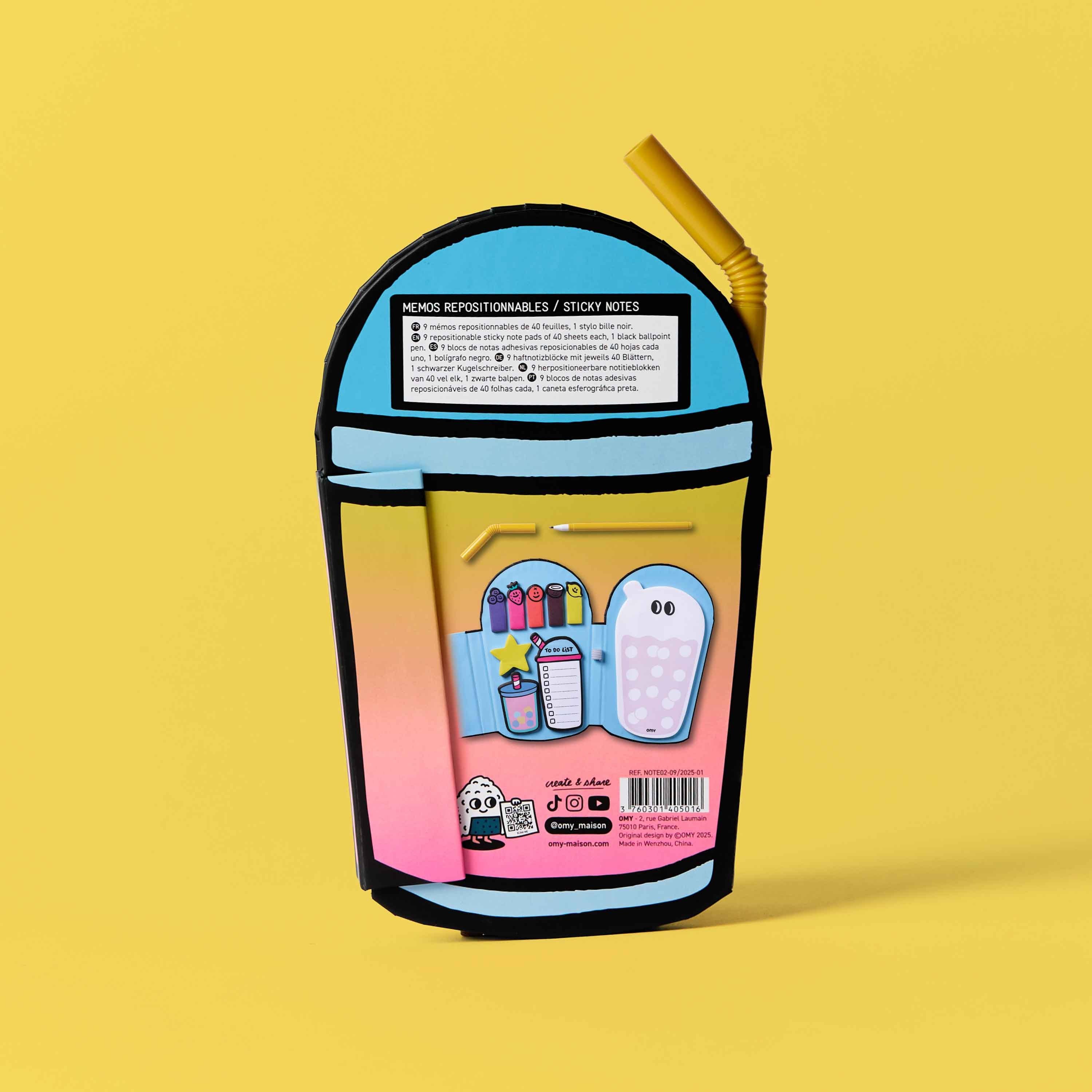 OMY Sticky Notes Yapışkanlı Not Seti : Bubble