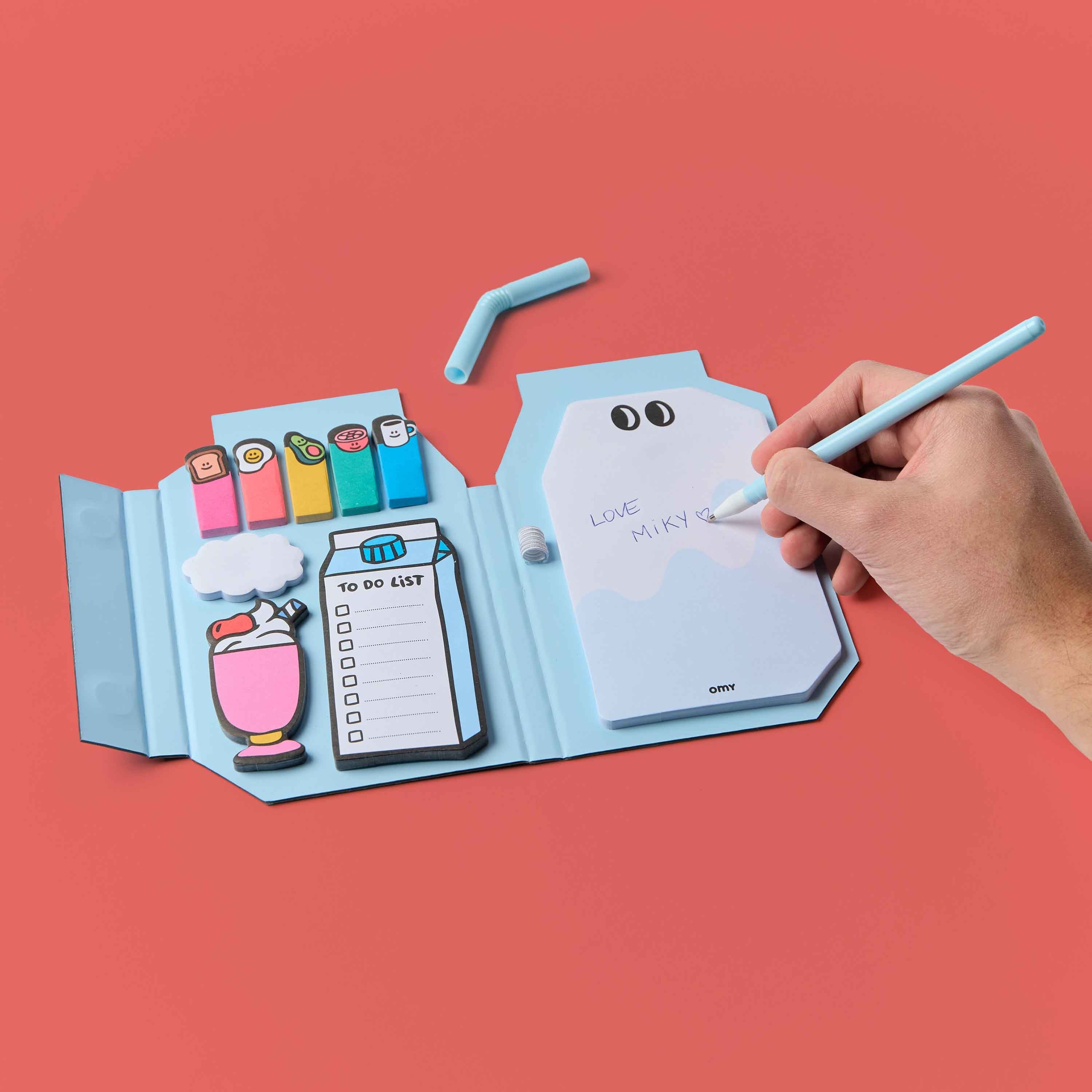 OMY Sticky Notes Yapışkanlı Not Seti : Miky