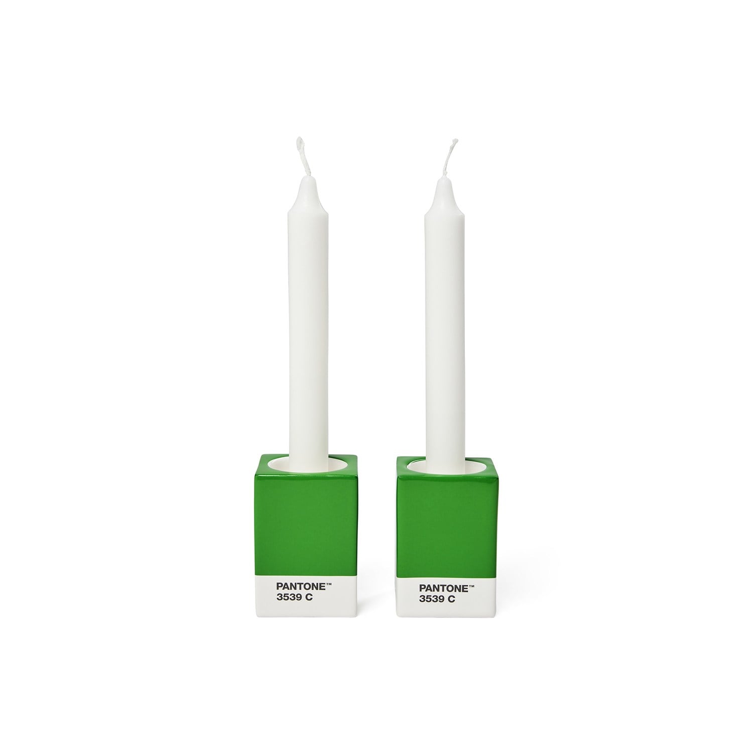Pantone 3539 İkili Şamdan (Yeşil)