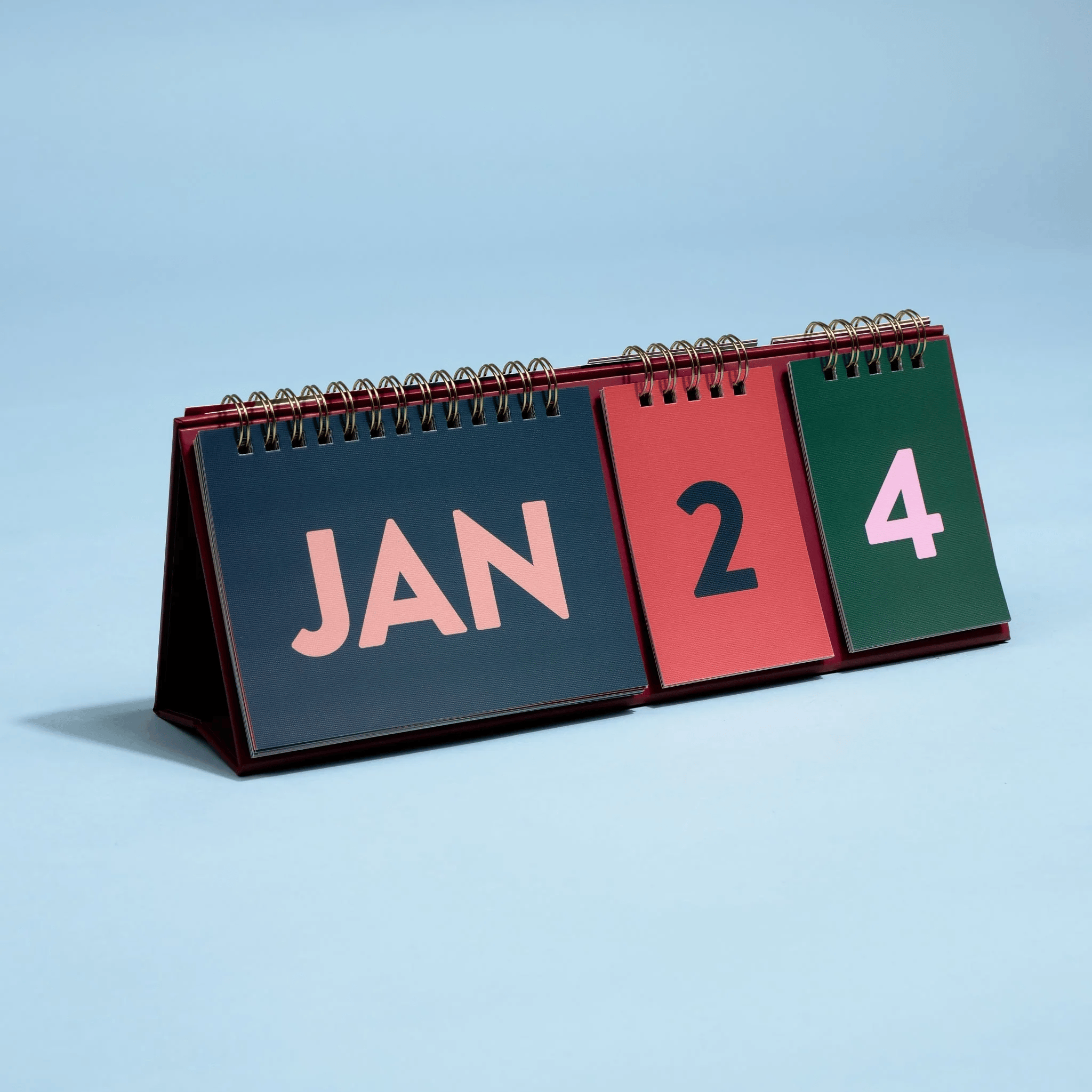 Perpetual Desk Calender: Colourblock