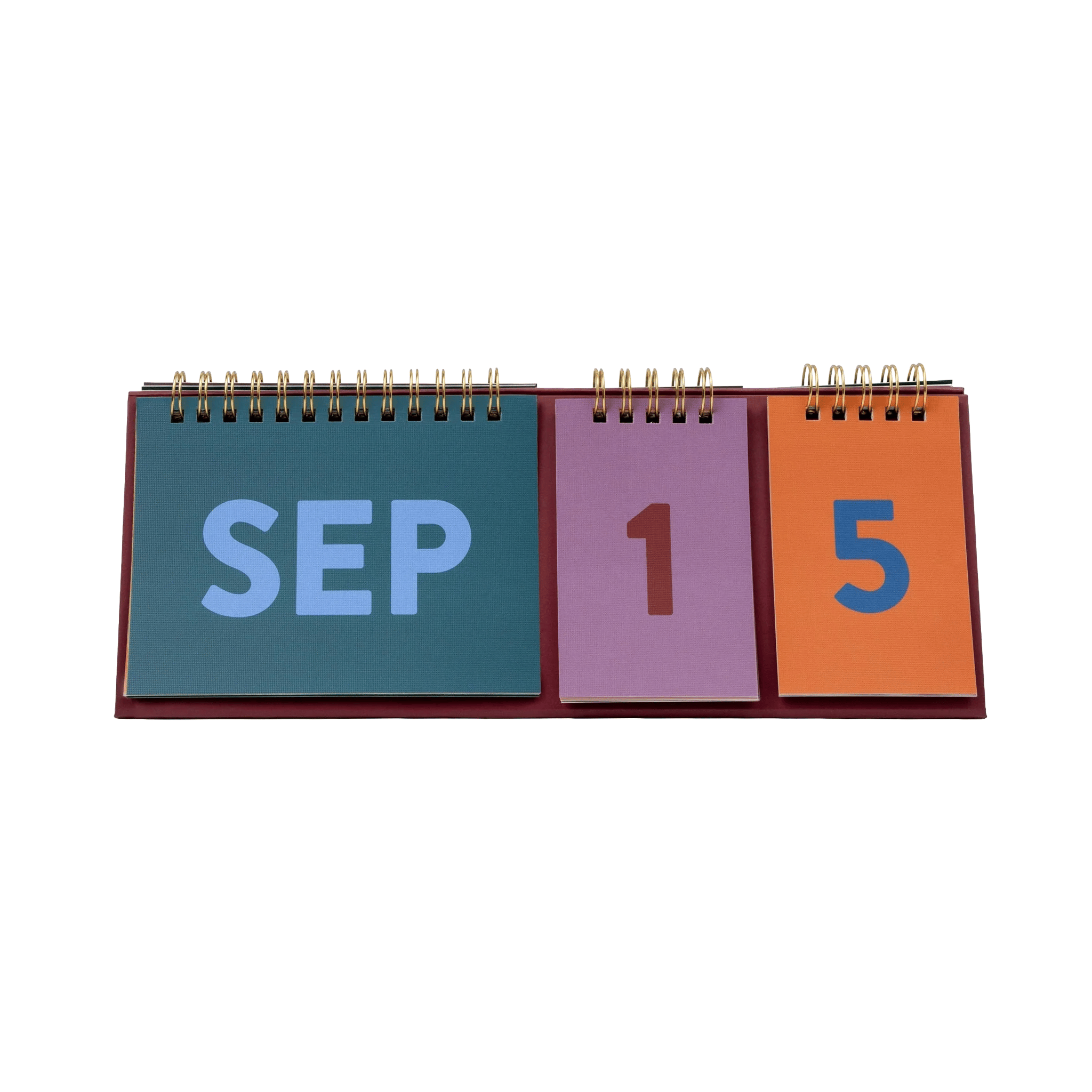 Perpetual Desk Calender: Colourblock