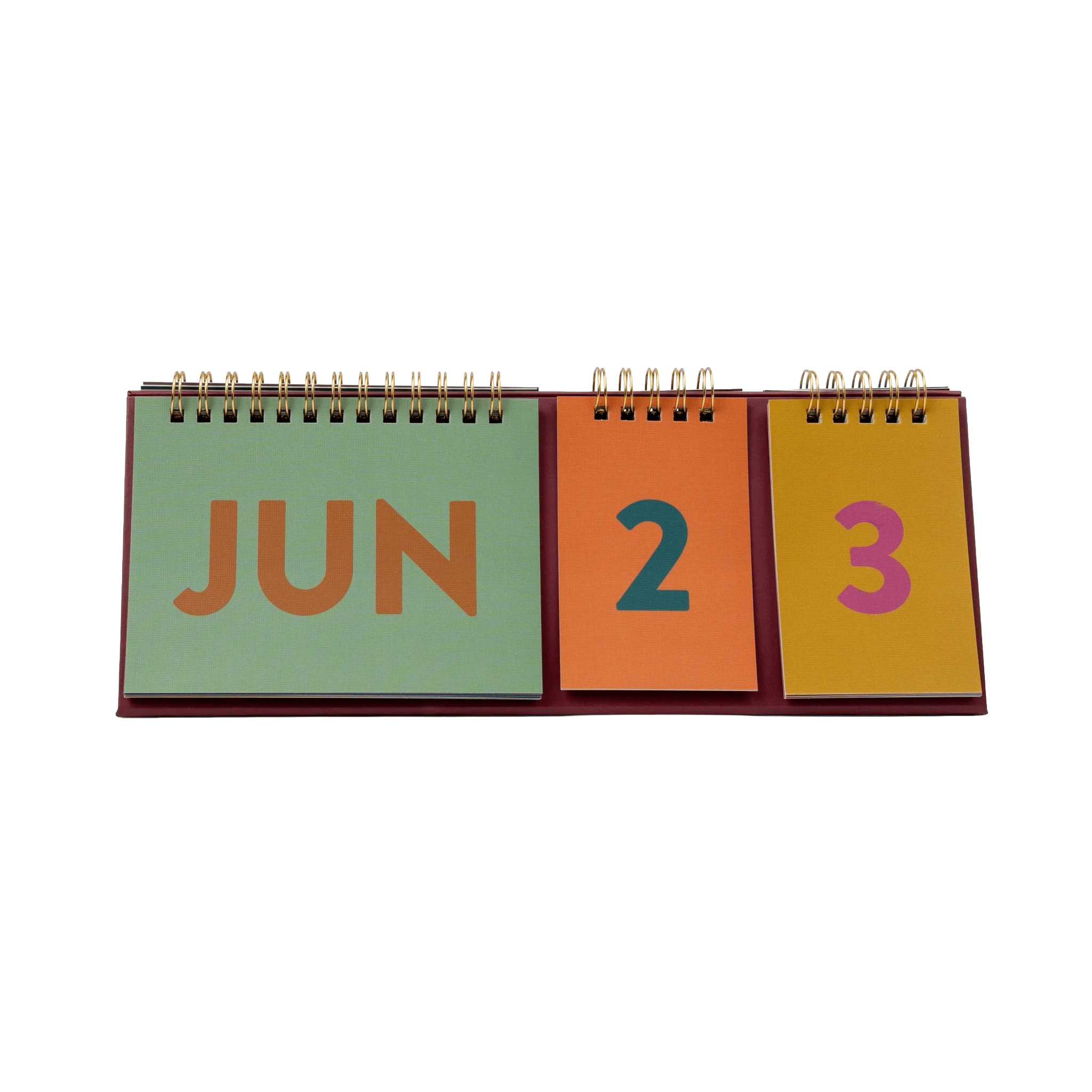 Perpetual Desk Calender: Colourblock