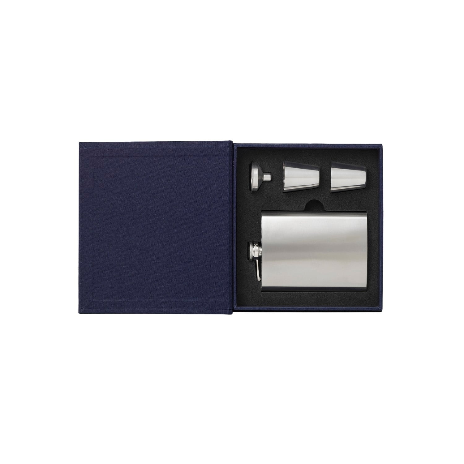PRINTOWORKS THE ESSENTIALS HIP FLASK DARK BLUE