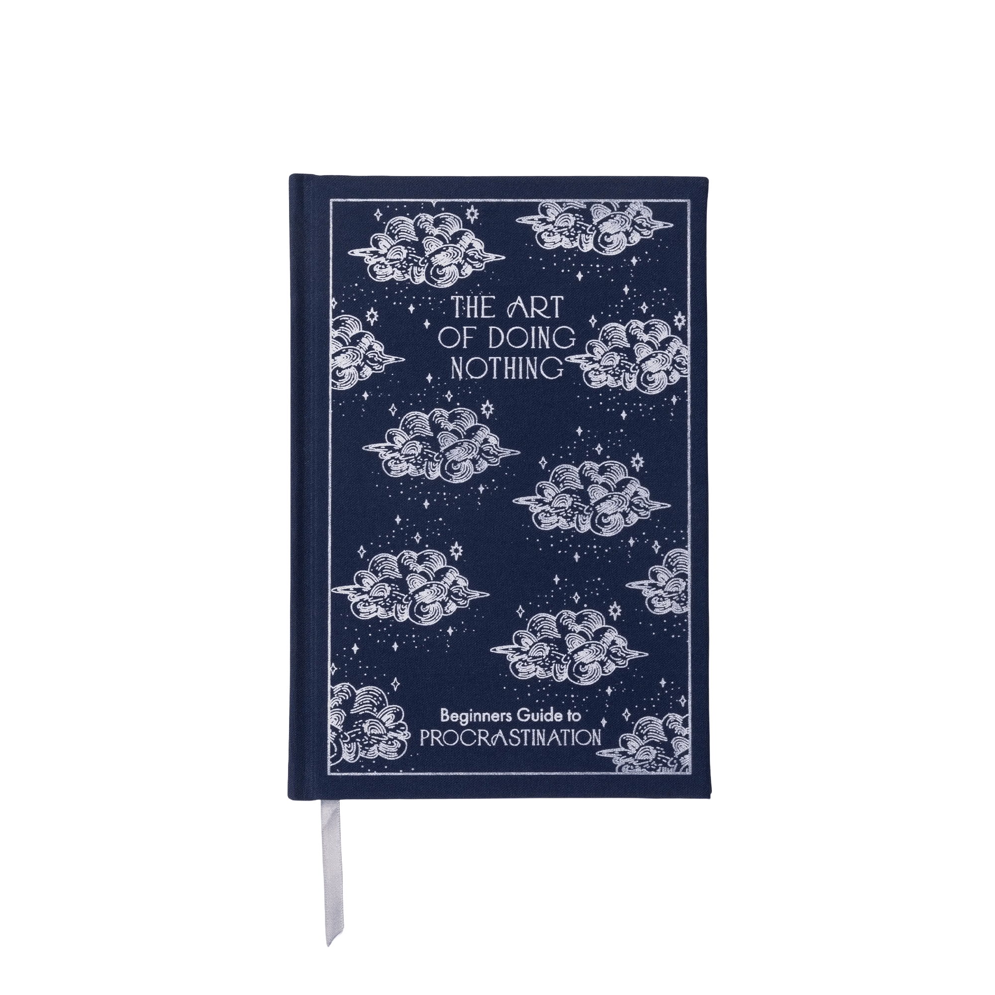Self Help Retro Kapaklı Günlük: The Art Of Doing Noting (Lacivert)