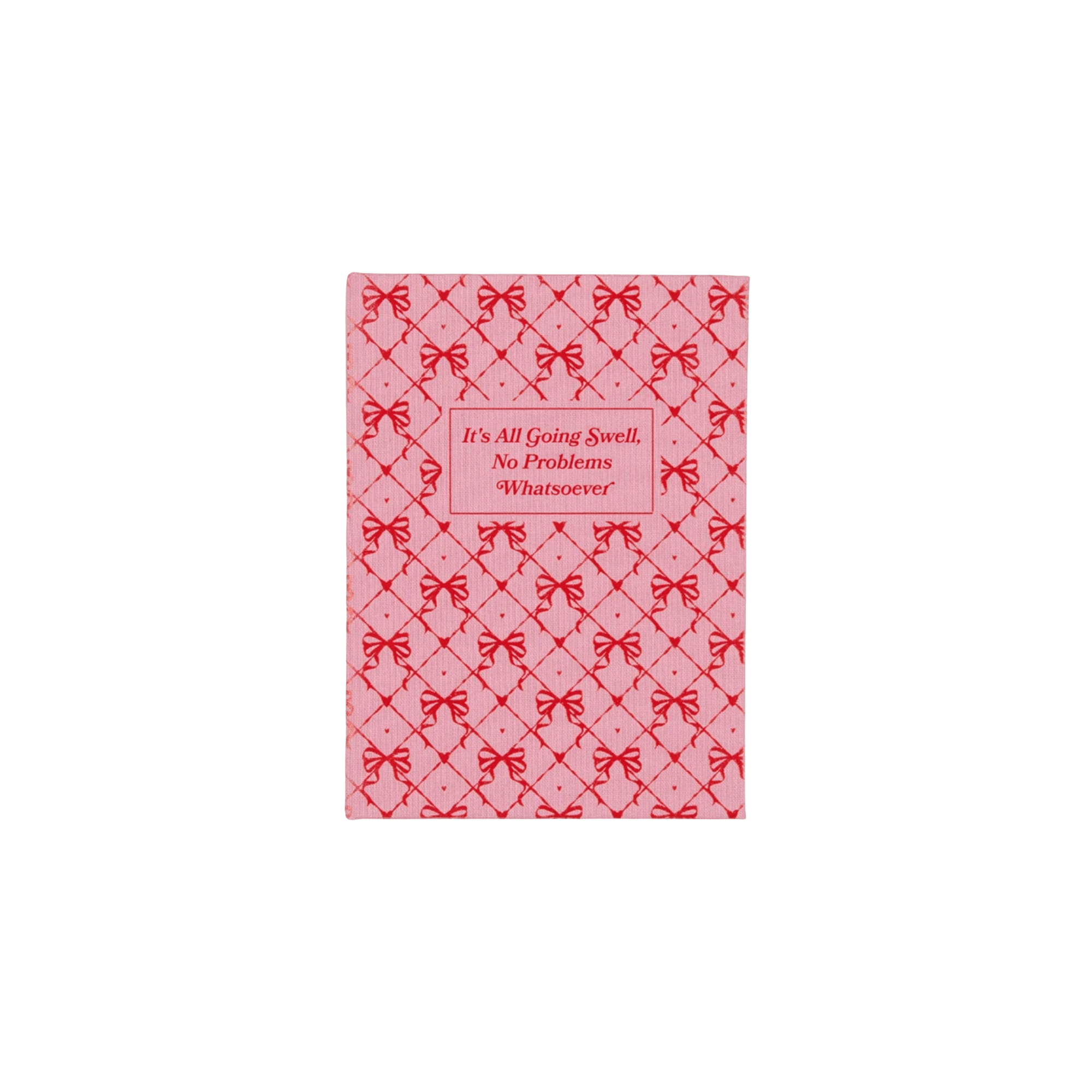 Self Help Retro Kapaklı Not Defteri: It's All Going Swell (Pembe)