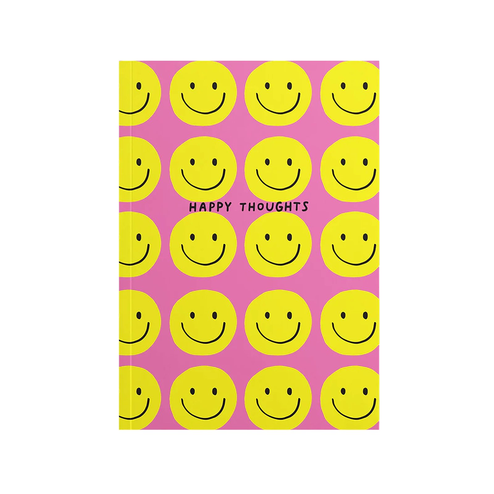 Smiley Not Defteri: Happy Thoughts (Pembe)