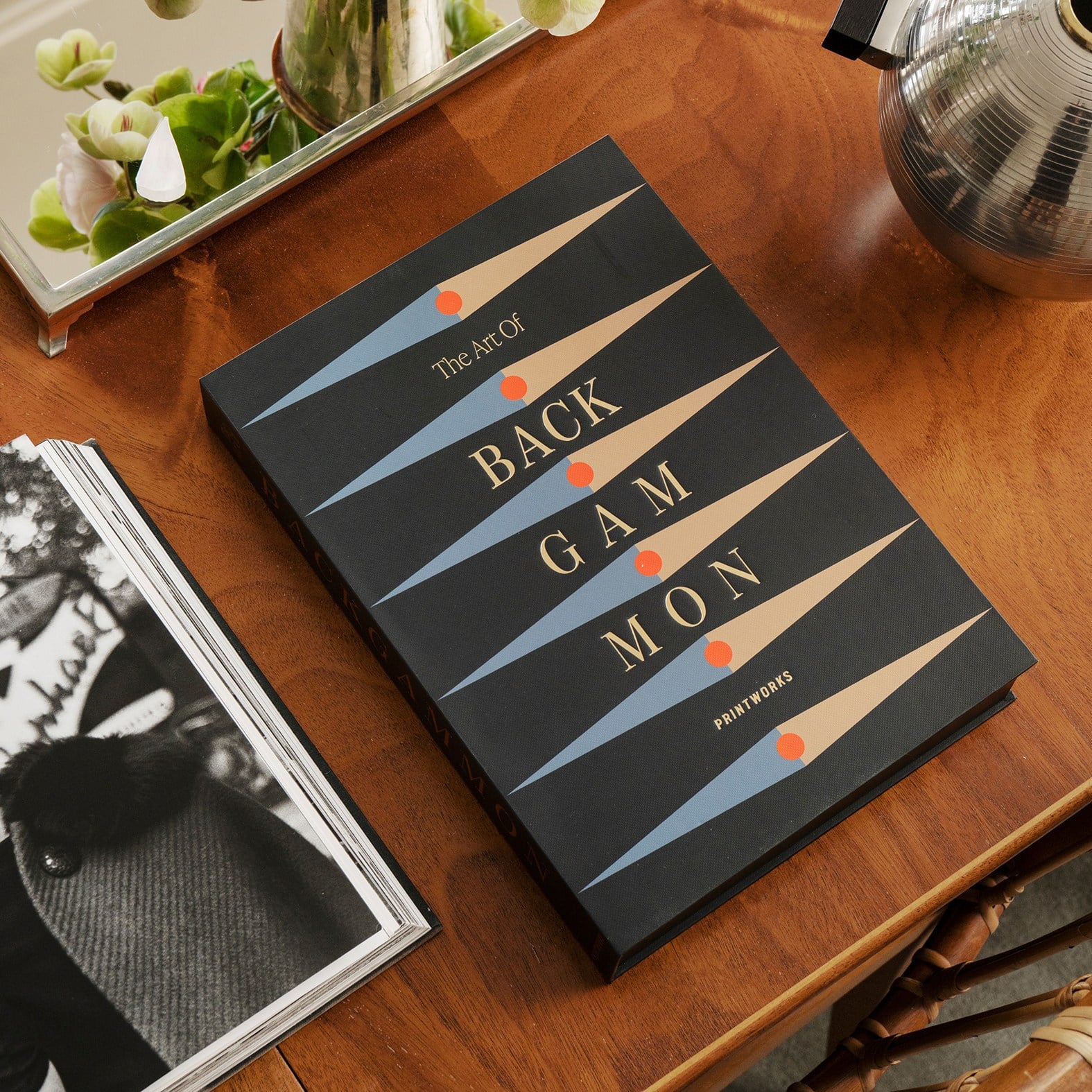 The Art of Backgammon Tavla (Anthracite)