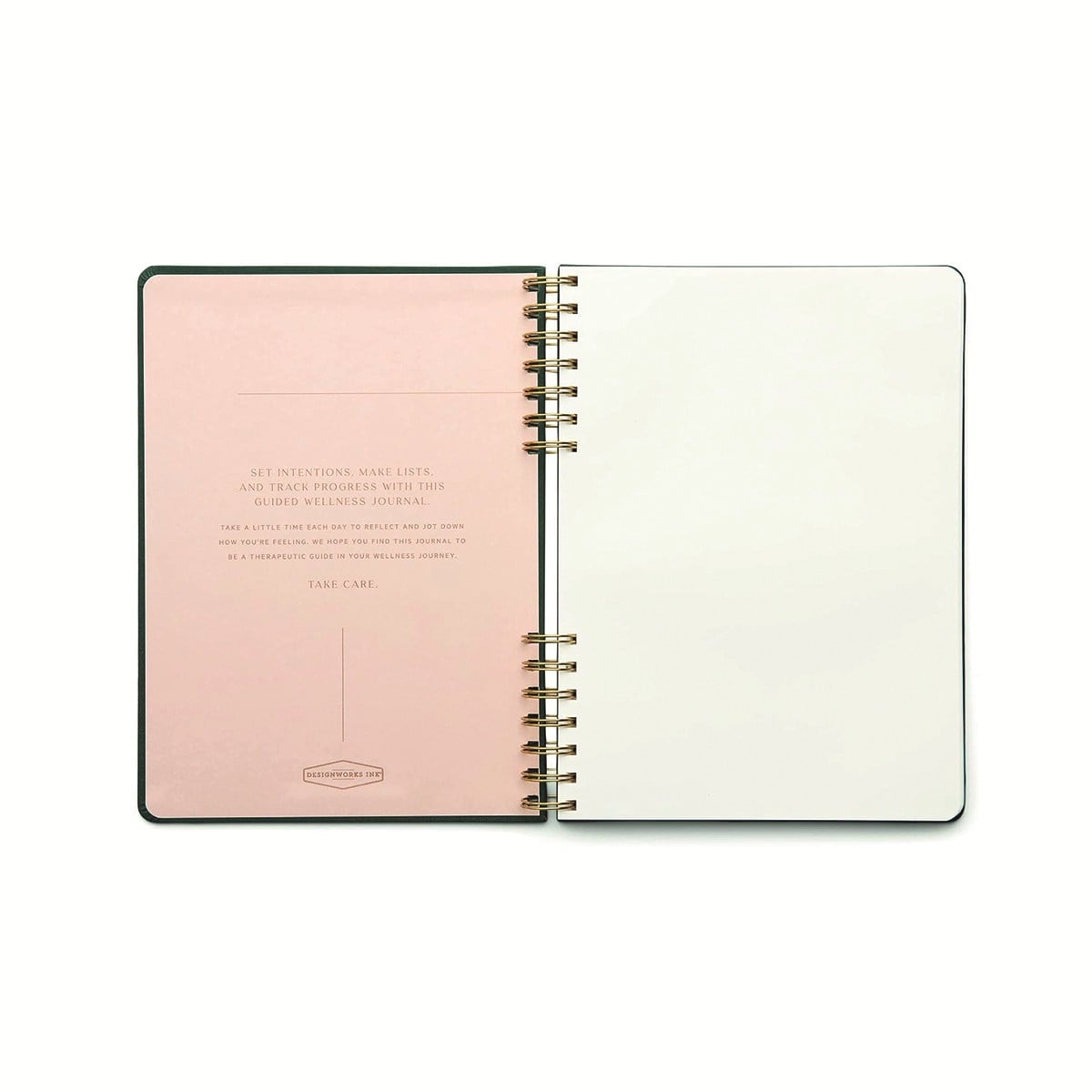 Wellness Journal Jumbo Boy Ayraçlı Spiral Defter: Live Well