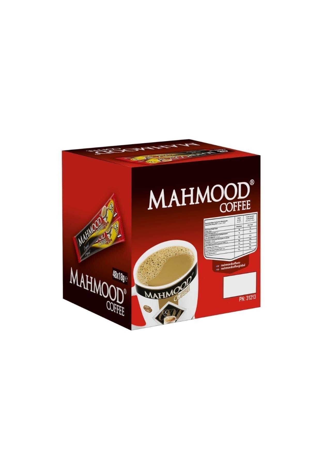 3ü 1 Arada Hazır Kahve 48 Adet X 18 gr