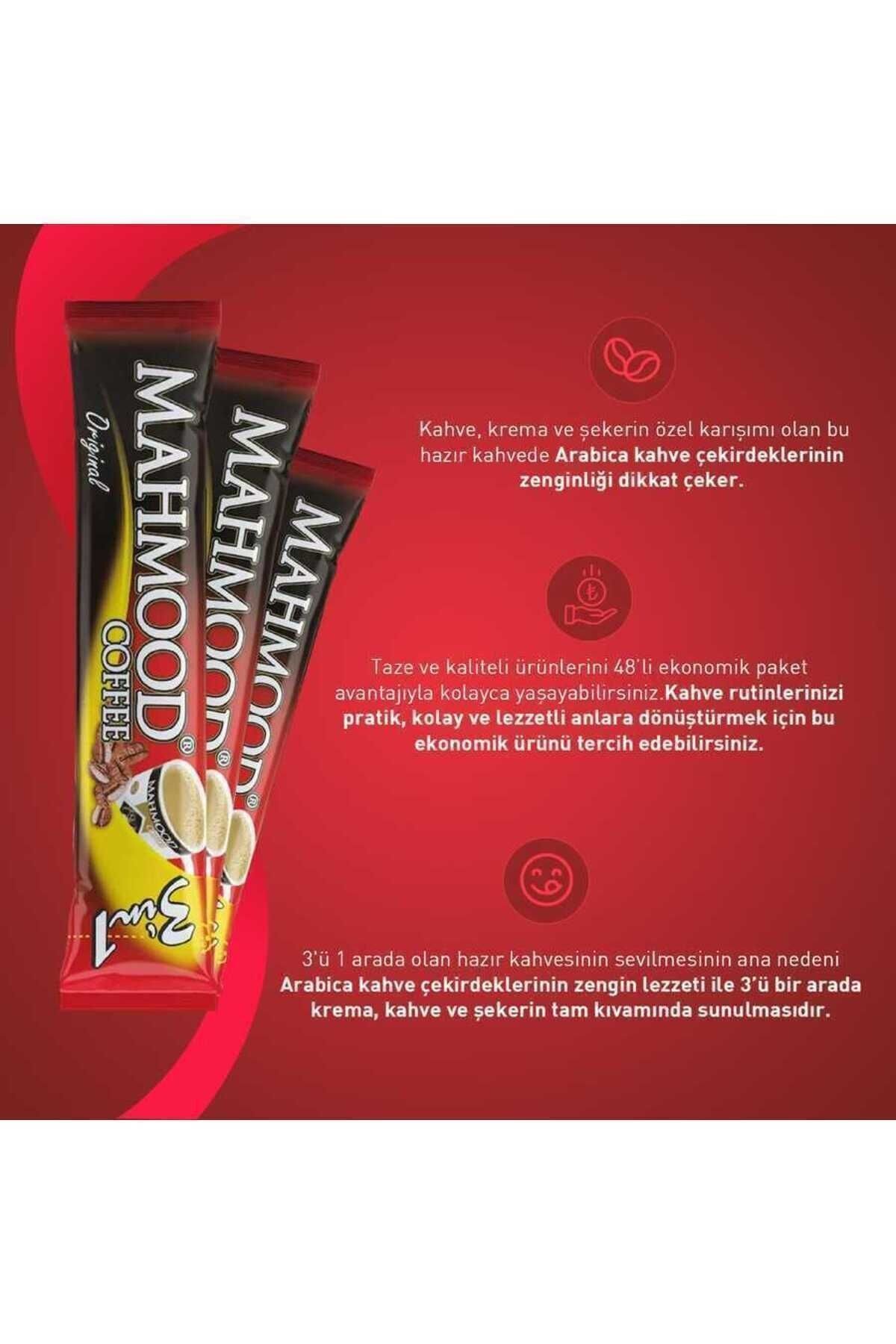 3ü 1 Arada Hazır Kahve 48 Adet X 18 gr
