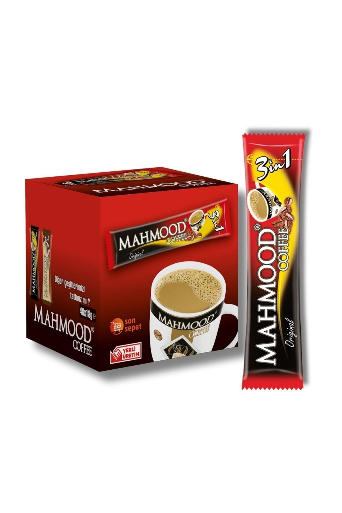 3ü 1 Arada Hazır Kahve 48 Adet X 18 gr