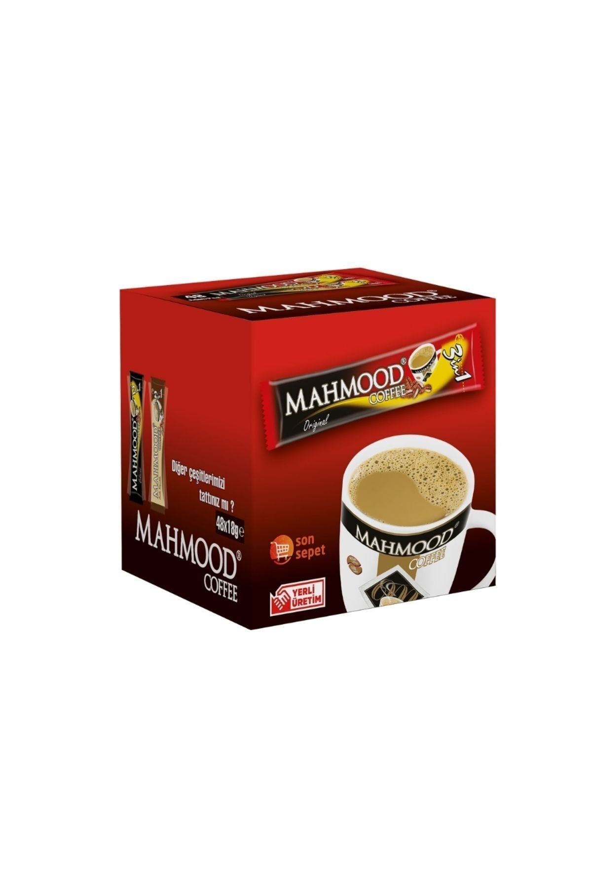3ü 1 Arada Hazır Kahve 48 Adet X 18 gr