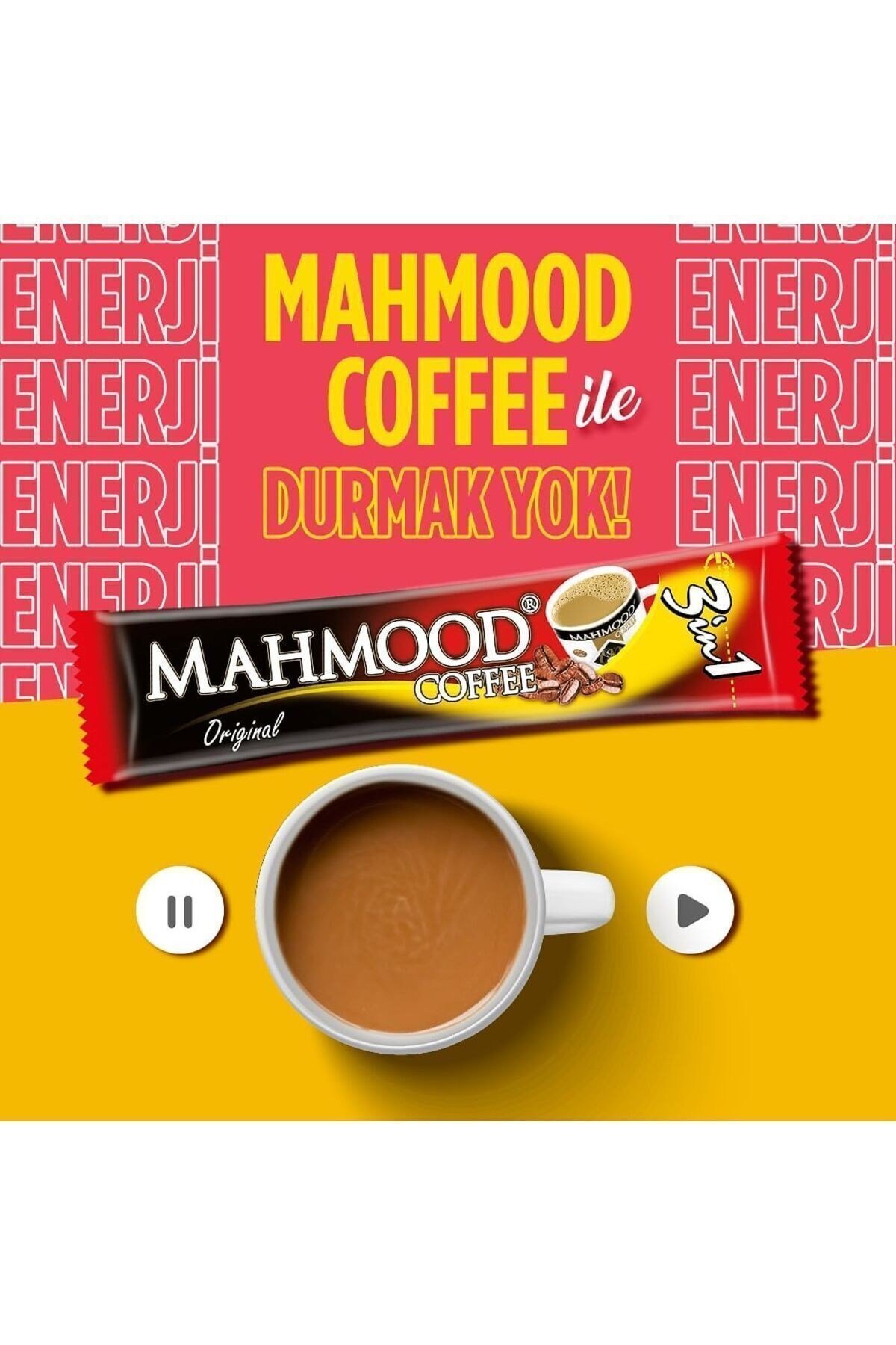 3ü 1 Arada Hazır Kahve 48 Adet X 18 gr