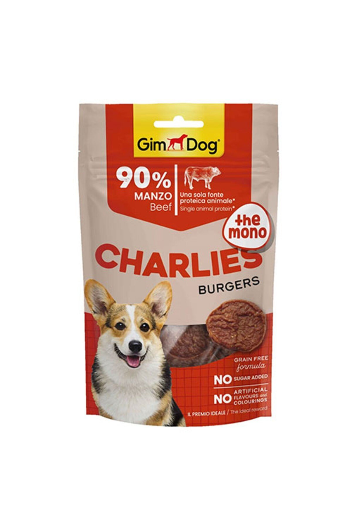 Charlies The Mono Burgers Sığır Etli Köpek Ödülü 70GR