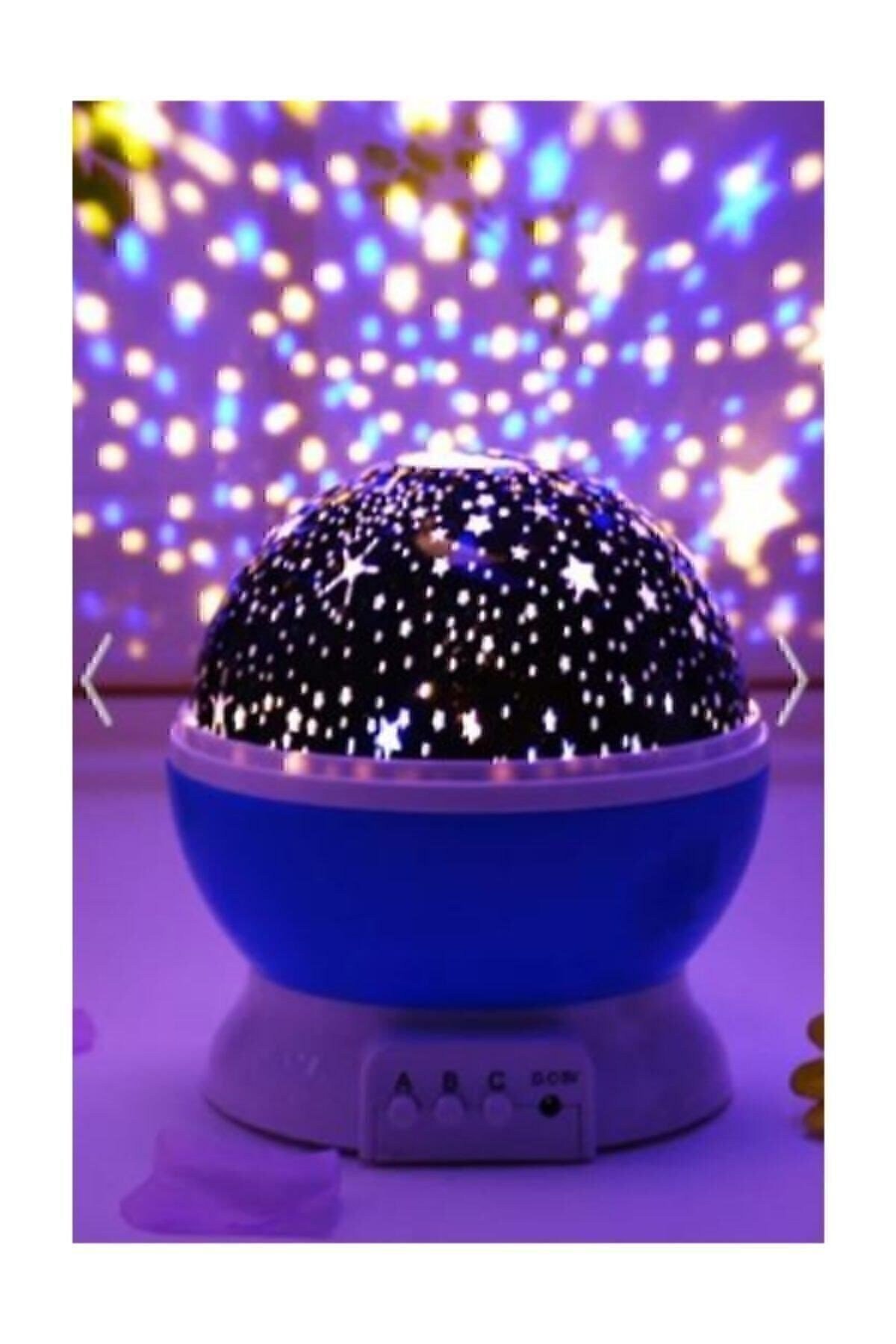 Colorful Starry Sky Projection Night Light - Blue