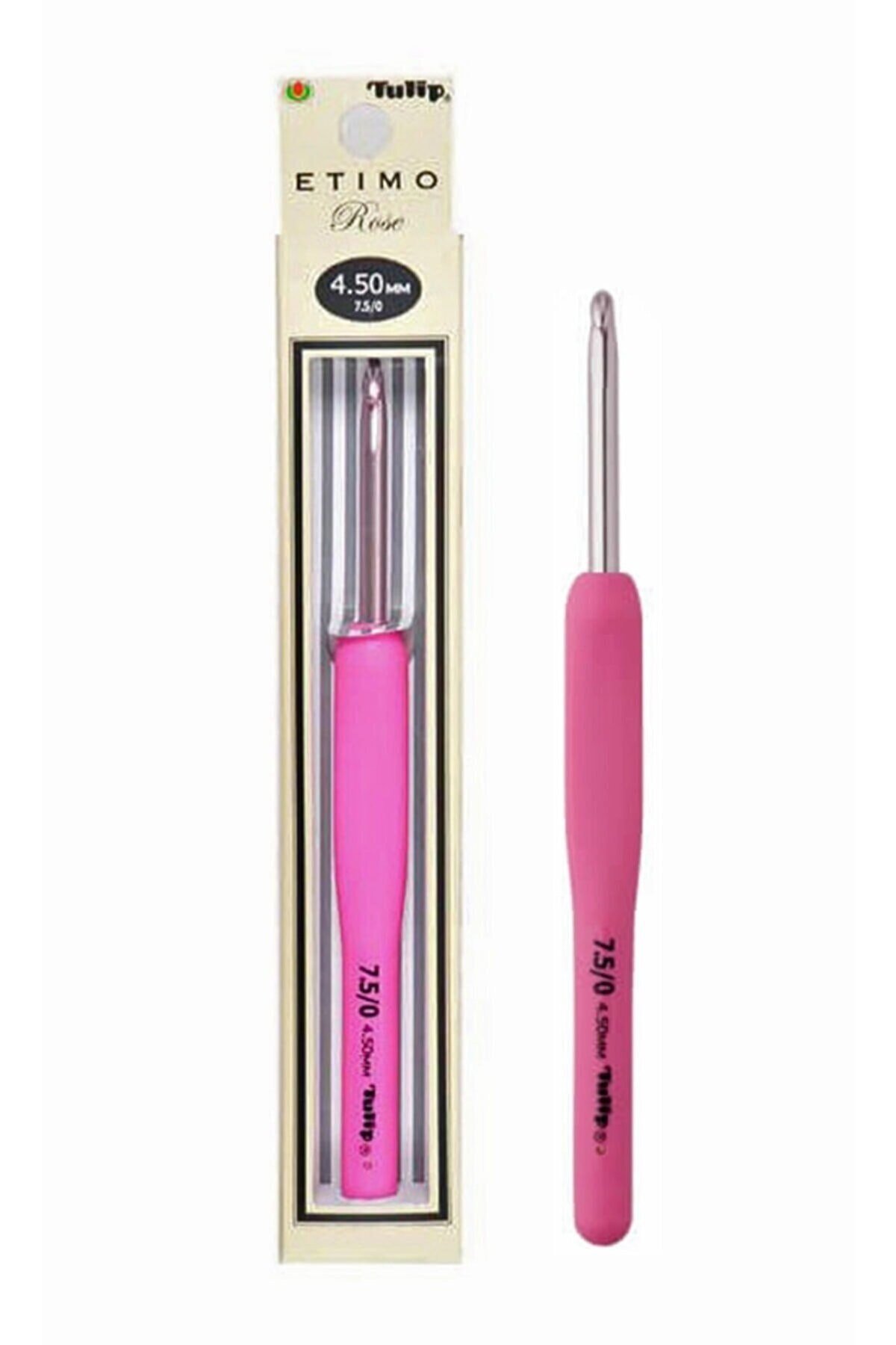Desaryou Etimo Rose Pembe Yumuşak Saplı Yün Tığ No: 4,5 Mm