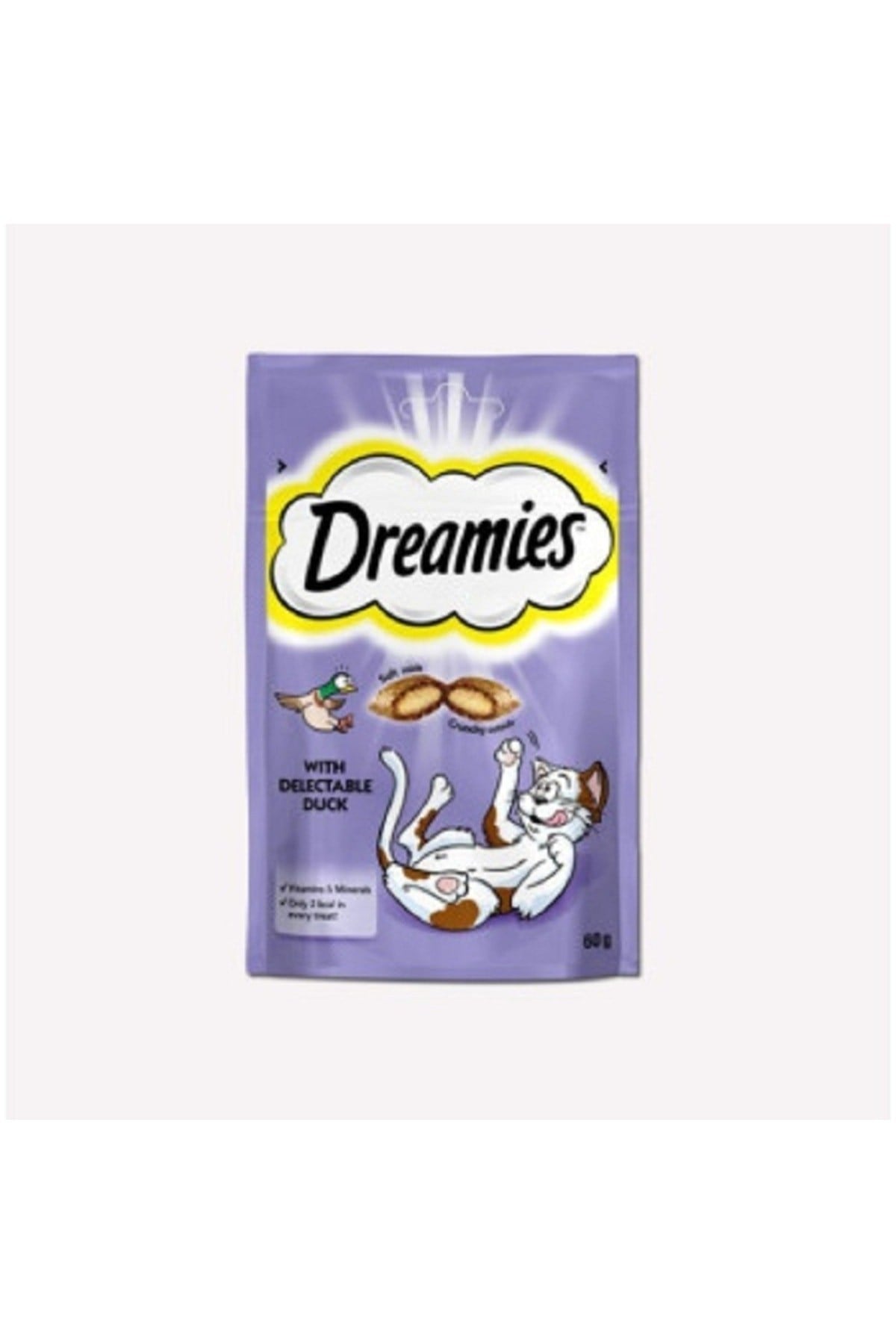 DREAMİES KEDİ ÖDÜLÜ ÖRDEKLİ 60GR