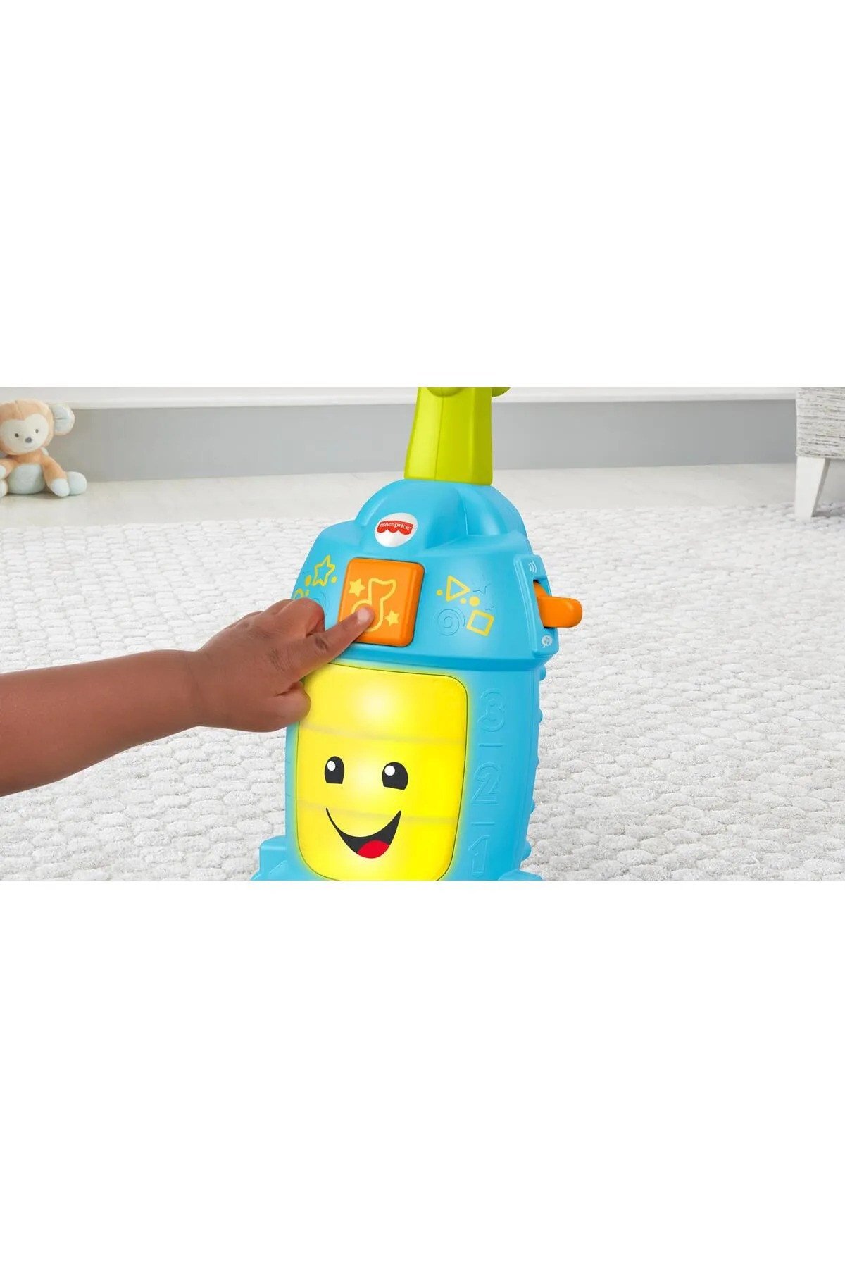 Fisher-Price Eğlen ve Öğren Neşeli Süpürge, Türkçe konuşan Müzikli, Işıklı, Eğitici İçerikli GTW19