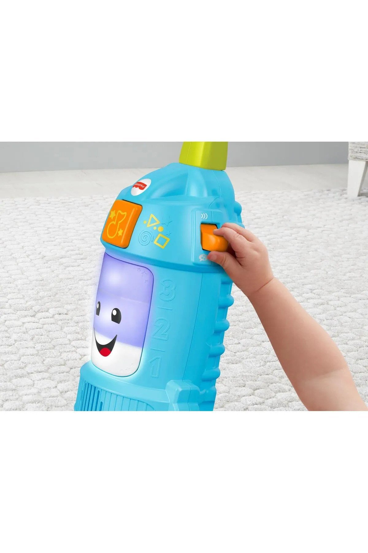 Fisher-Price Eğlen ve Öğren Neşeli Süpürge, Türkçe konuşan Müzikli, Işıklı, Eğitici İçerikli GTW19