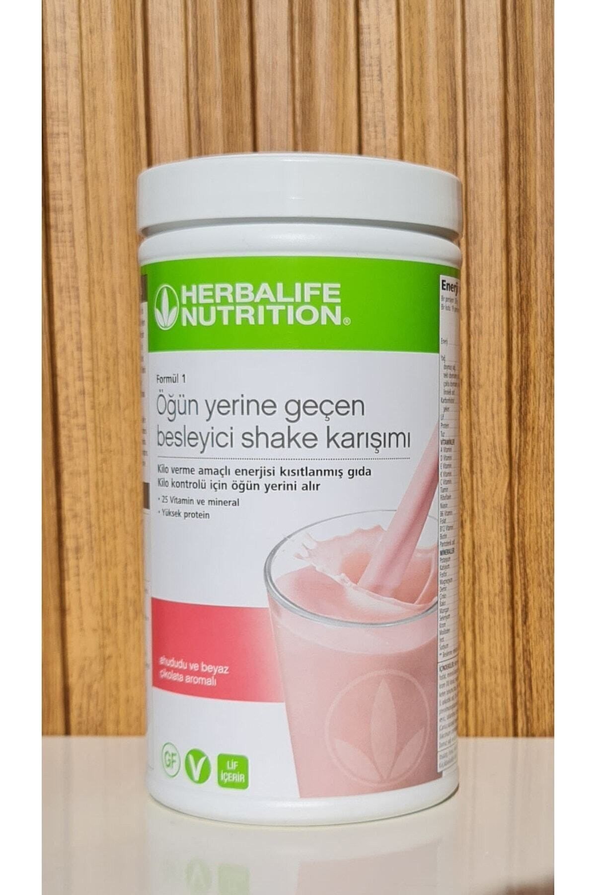 Formül 1 Öğün Yerine Geçen Besleyici Shake Karışımı Ahududu Ve Beyaz Çikolata Aromalı 550 gr