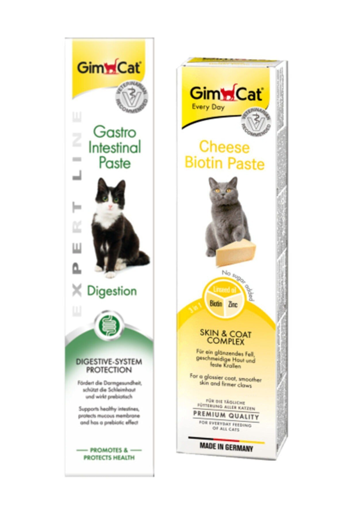 Gastro Intestinal Paste 50 Gr + Cheese Paste Biotin Peynirli Kedi Macunu 50 Gr