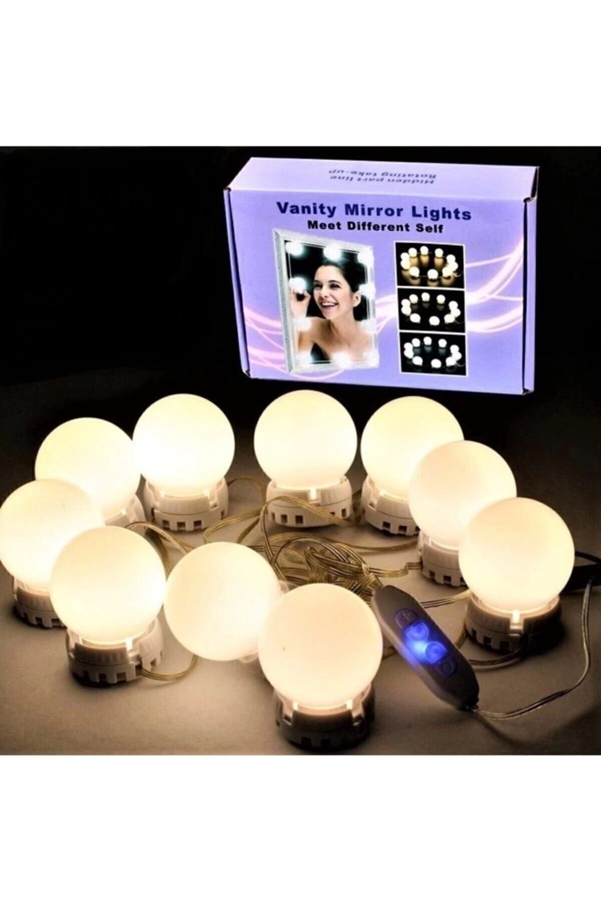 Hollywood Tarzı Lamba Makyaj Masası Banyo Aynası Aydınlatma Glrshop
