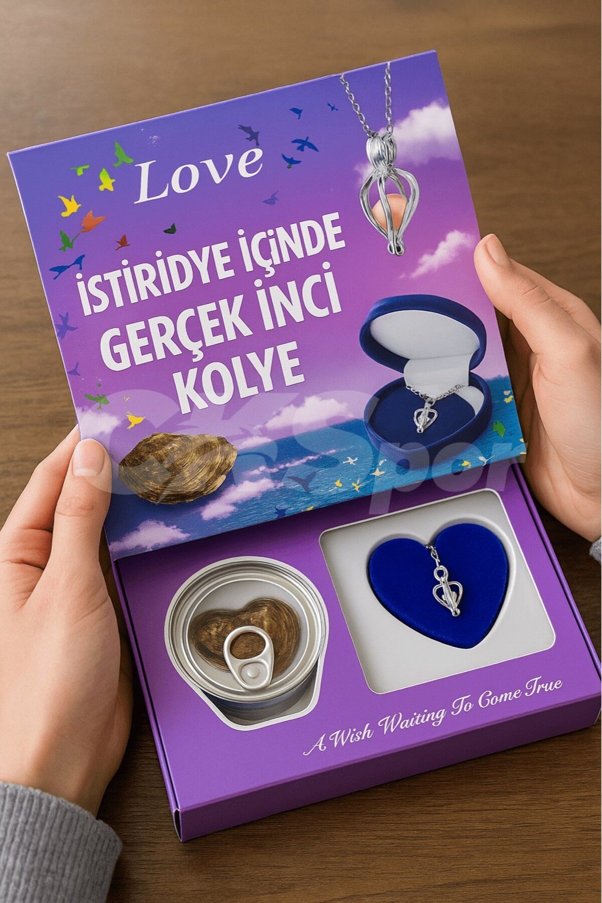 Istiridye Içinde Gerçek Inci Kolye