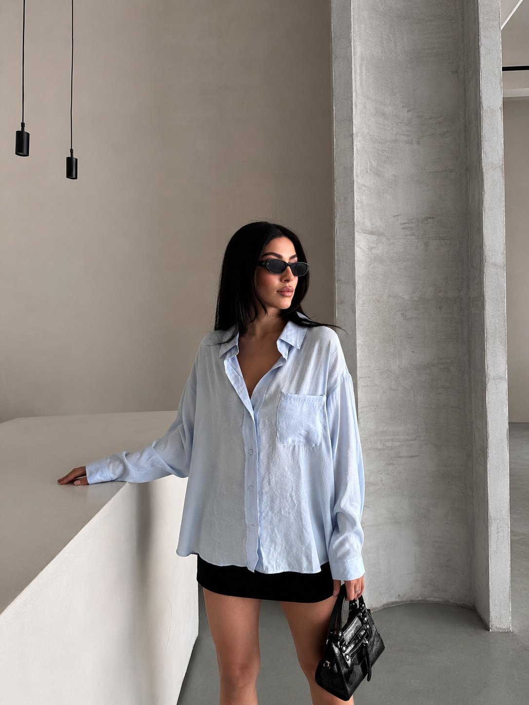 Kadın Keten Oversize Gömlek | Rahat Kesim Şık Keten Gömlek Modeli