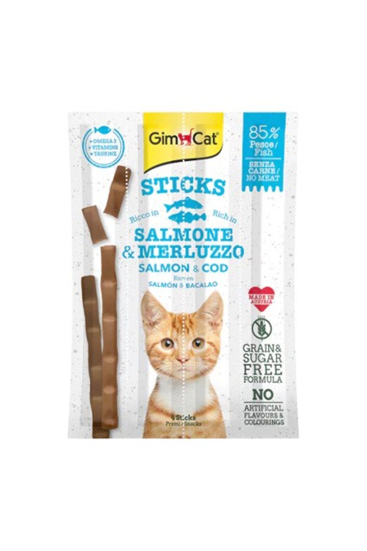 Kedi Ödül Çubuğu Sticks Somon Morina 20 gr