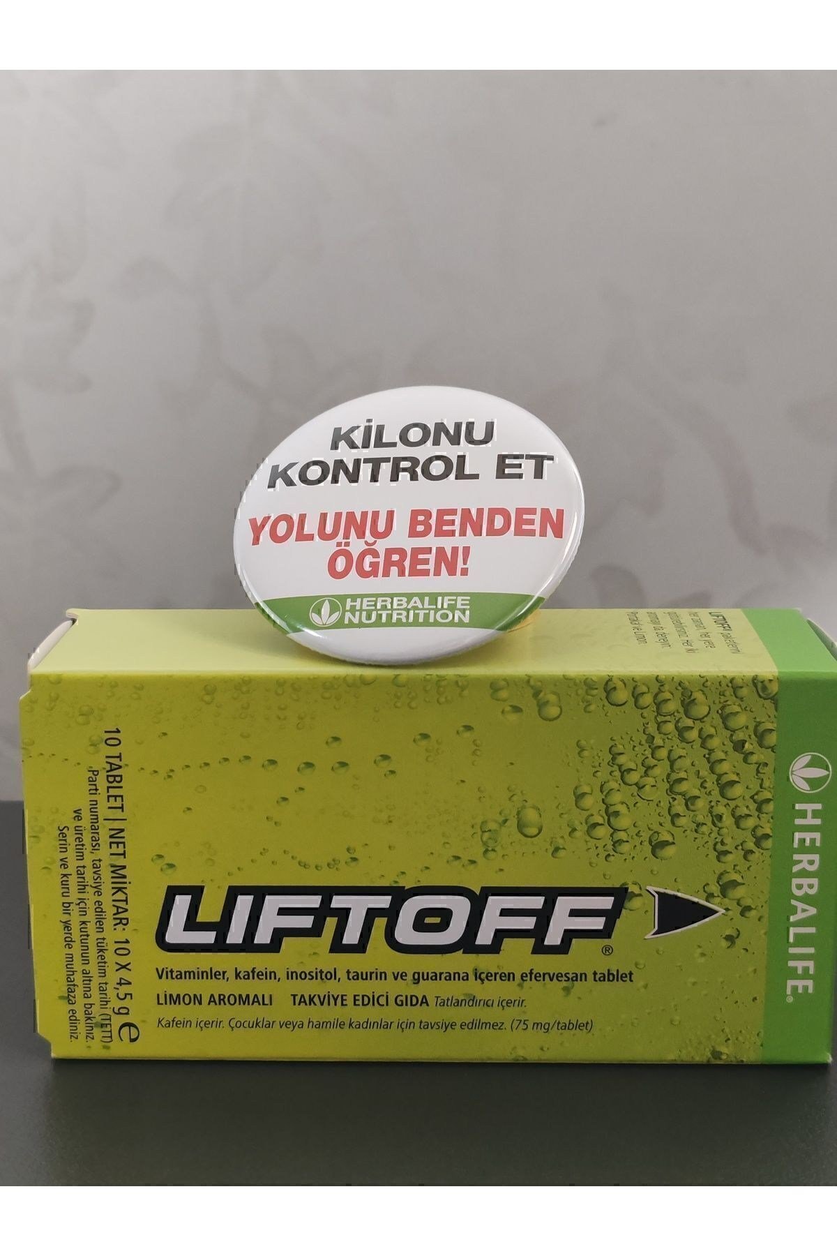 Liftoff Limon Aromalı 10 Tablet Takviye Edici Gıda