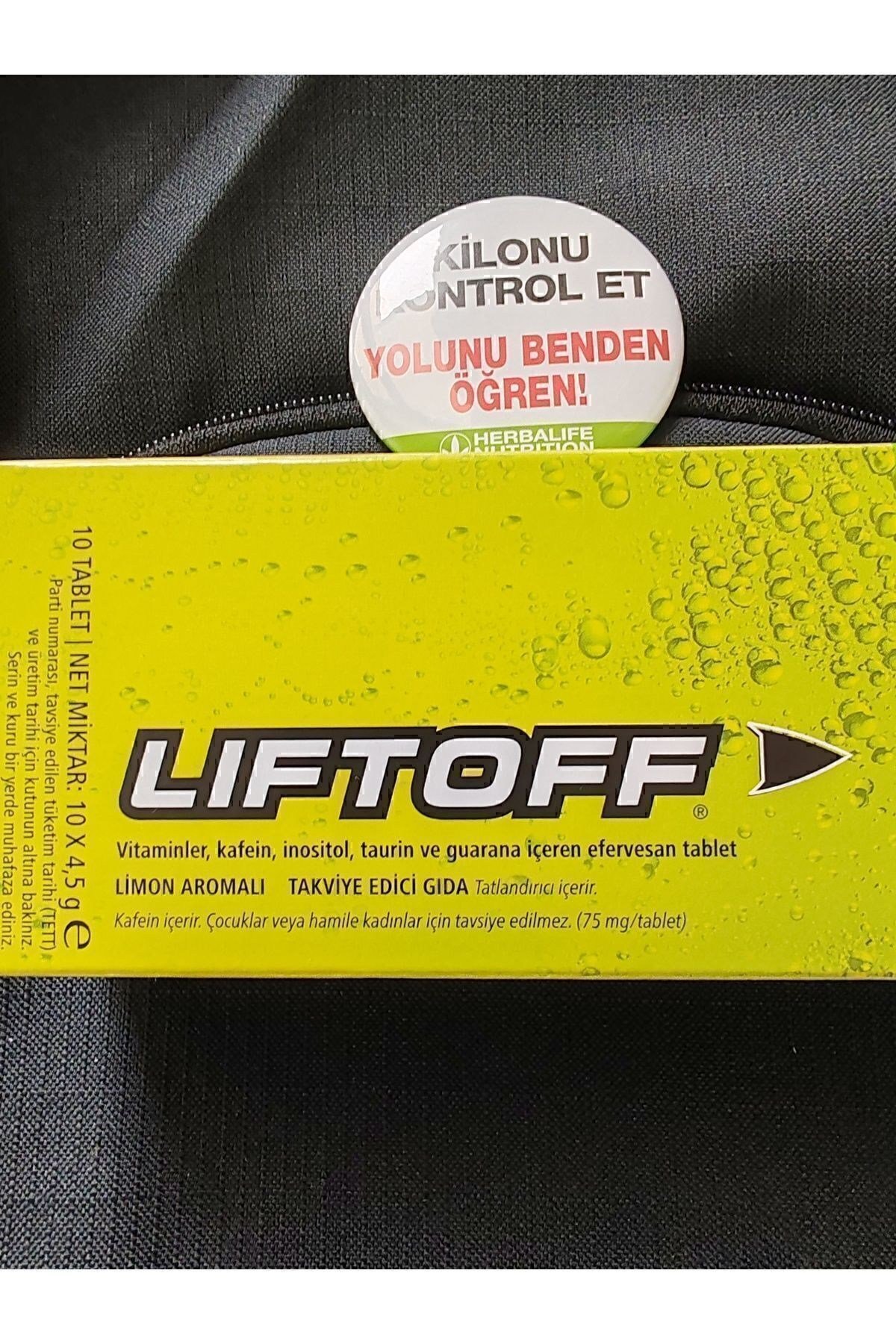Liftoff Limon Aromalı 10 Tablet Takviye Edici Gıda