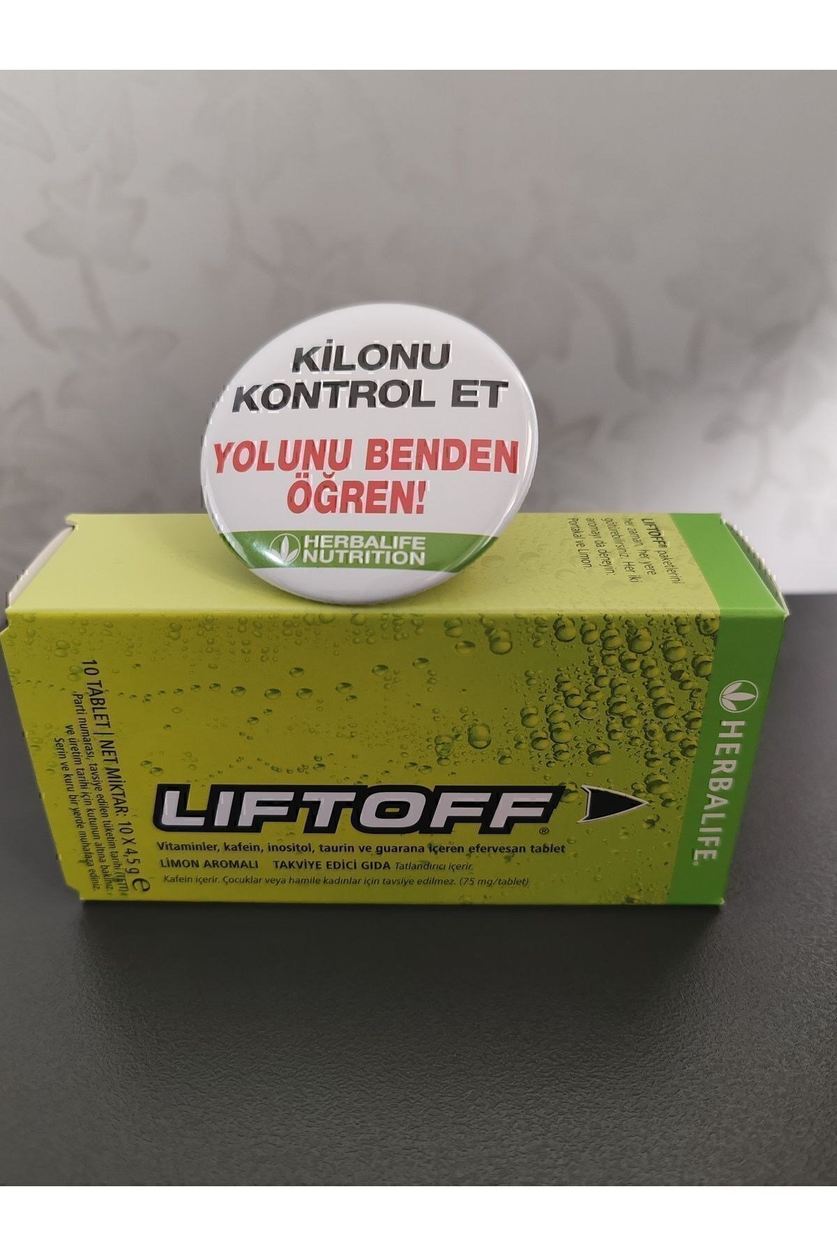 Liftoff Limon Aromalı 10 Tablet Takviye Edici Gıda