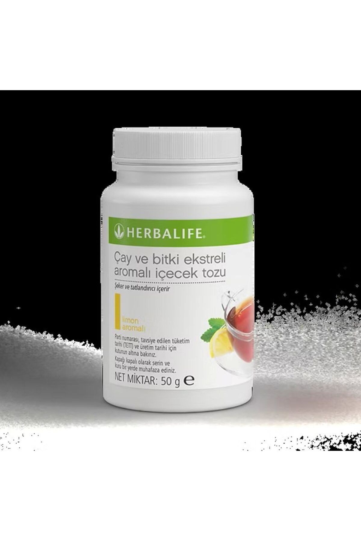 Limon Aromalı 51 gr Küçük Çay Ve Bitki Ekstreli Konsantre İçecek Tozu
