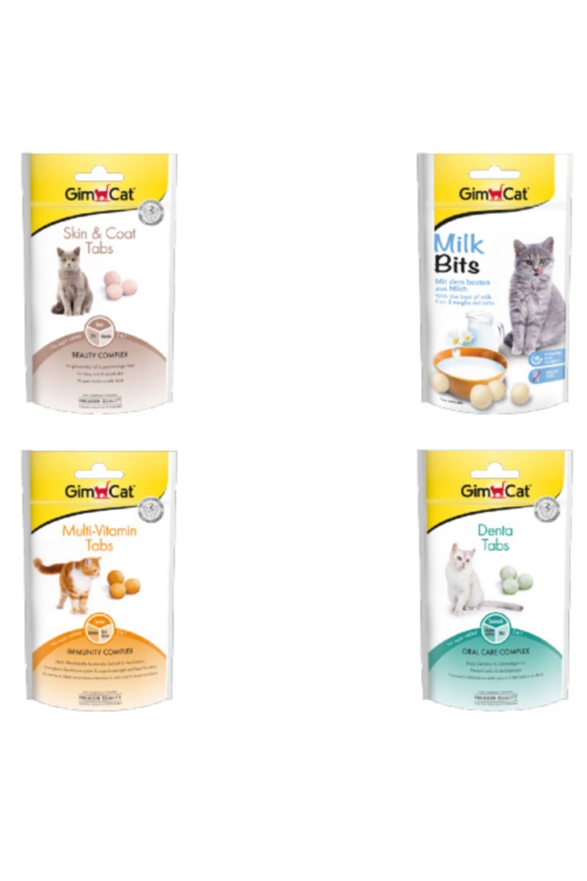 Multivitamin Ödül Tableti 40gr - Milkbits Tabs 40gr- Denta Tabs 40gr- Skin&coat Tabs 40gr