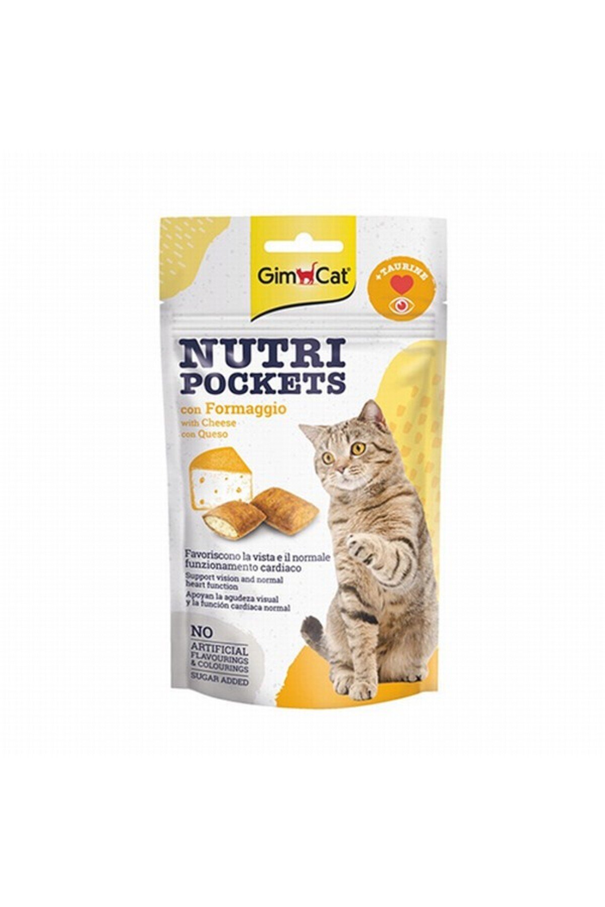 Nutri Pockets Peynir Taurin Kedi Ödül Maması Tablet 1 Adet 60 Gr