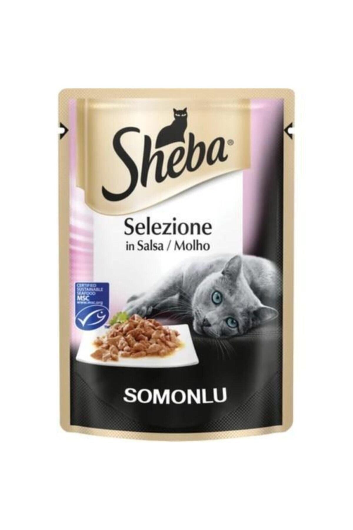 Pouch Yaş Mama Somonlu 85 Gr 12 Adet
