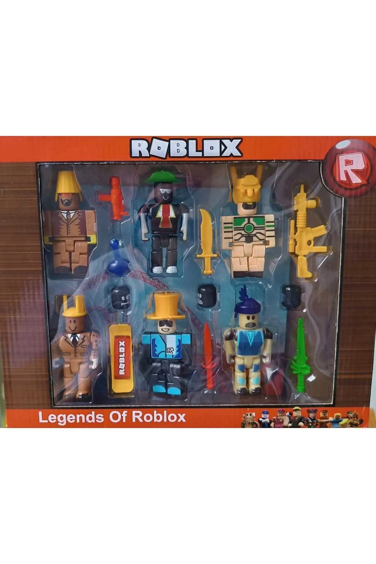 Roblox Oyuncak Değiştirilebilir Kafa Yeni 6 Figür 16 Parça Xl Büyük Boy Oyun Seti Robloks