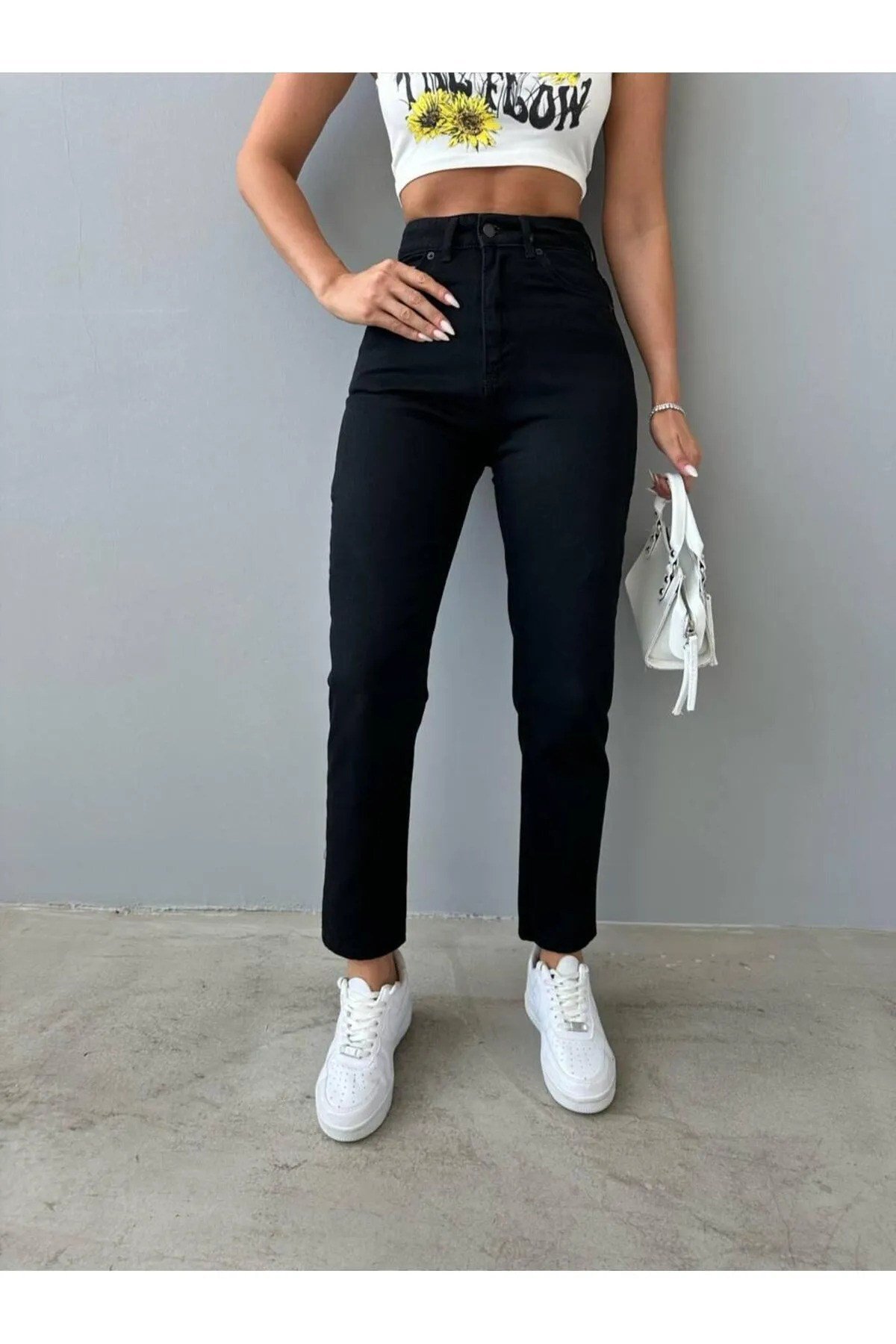 Siyahmom Jean Pantolon