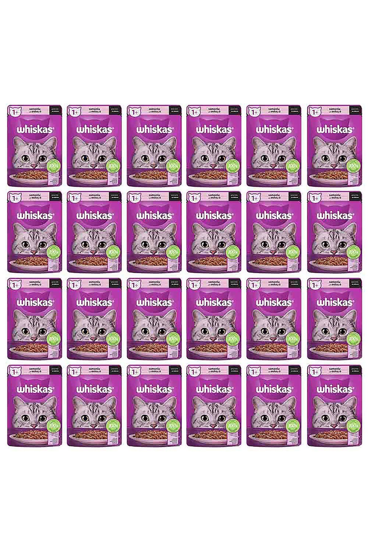 Somon Balıklı Pouch Yaş Kedi Maması 24 Adet