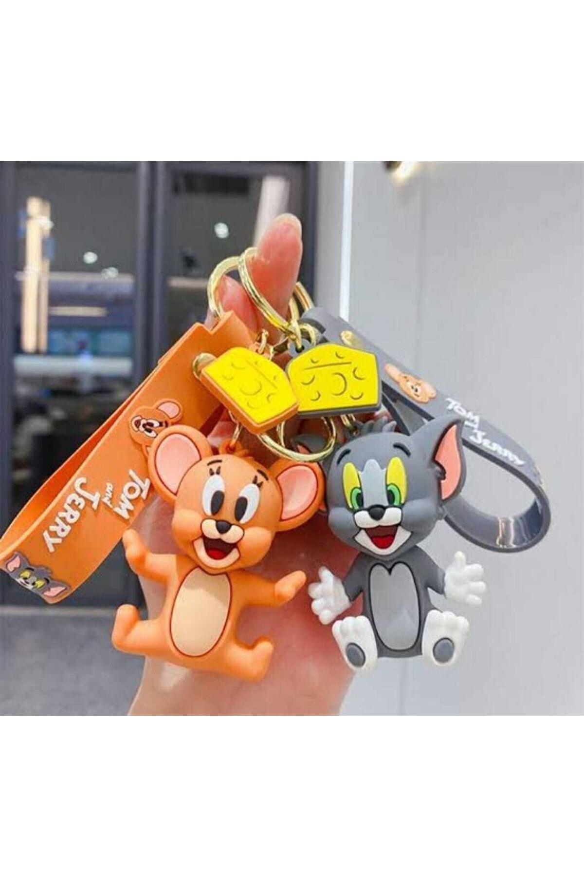 Tom Ve Jerry Silikon Anahtarlık öğretmenler günü hediyesi