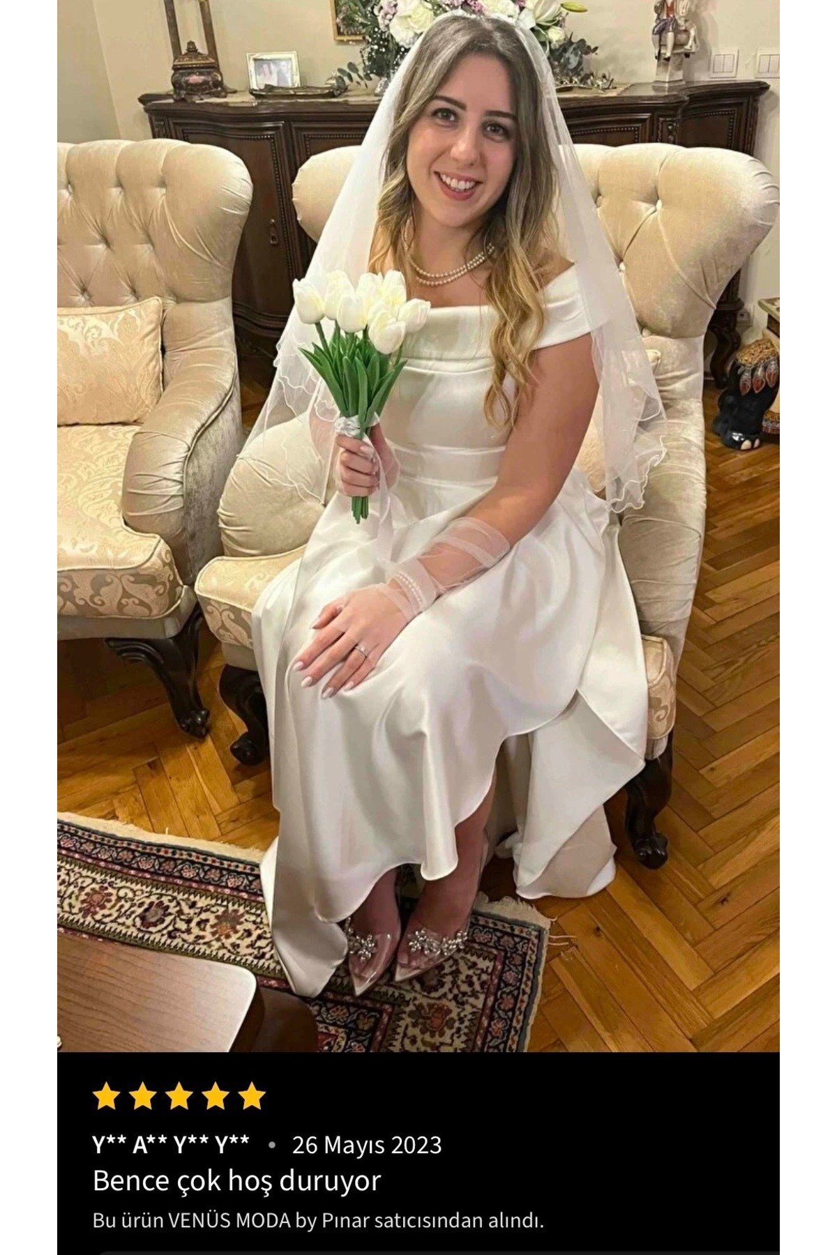 Tül Eldiven Gelin Eldiveni Transparan Parmaksız Eldiven Nikah Eldiveni