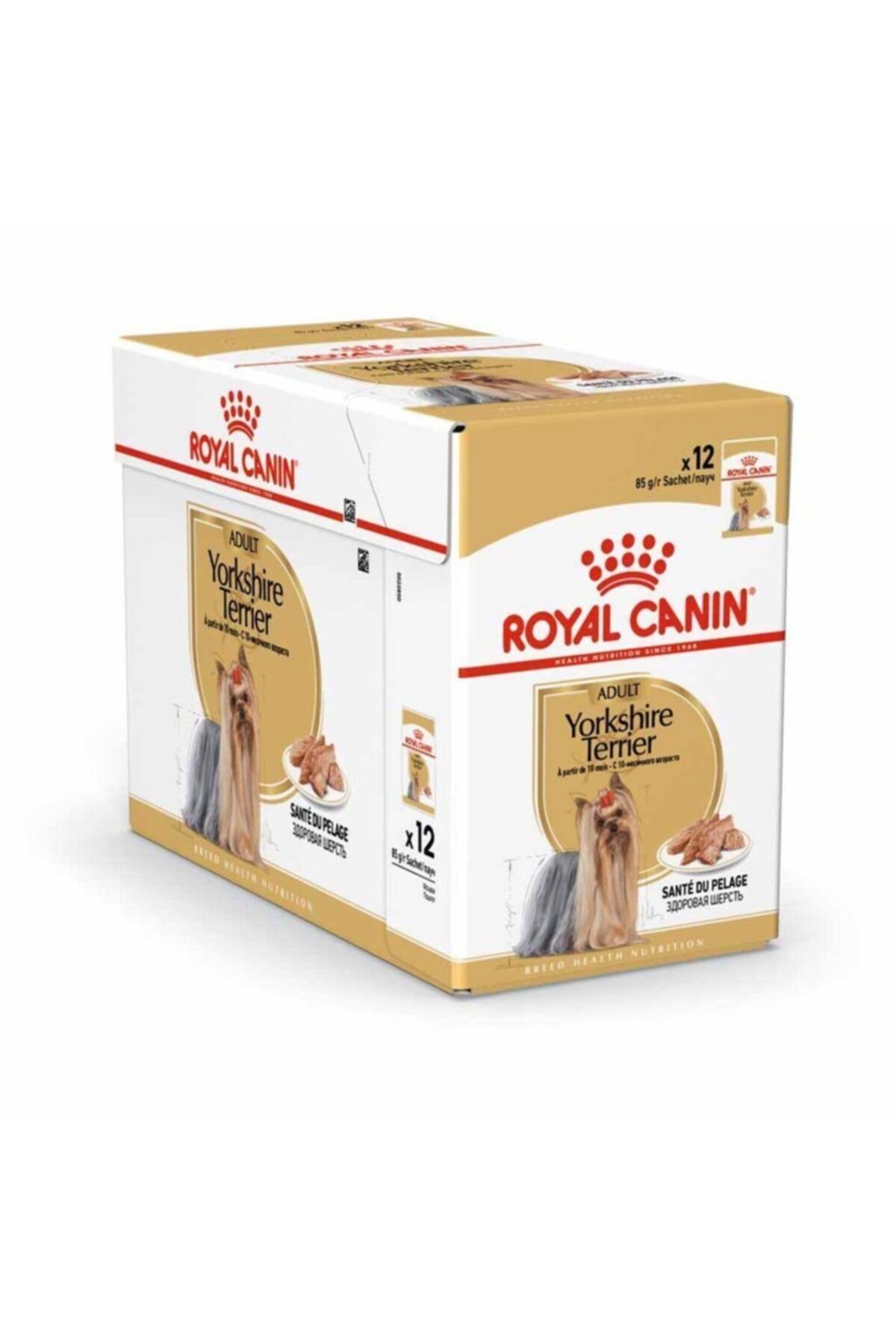 Yorkshire Terrier Adult Yaş Köpek Maması 85 gr 12 Adet