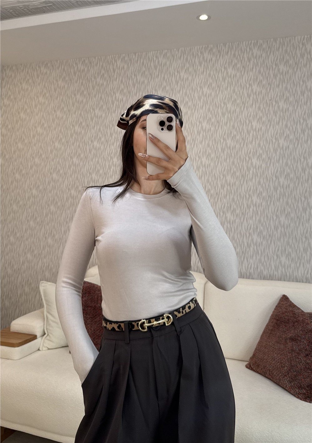 Uzun Kollu Body Ekru