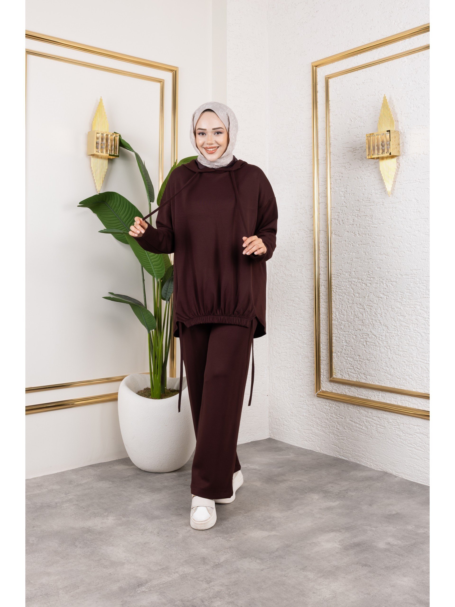 z.Sare Oysho Takım | Bordo