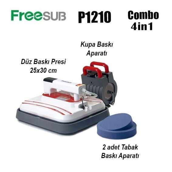 Combo Transfer Baskı Presi 25x30 cm