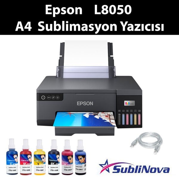 EPSON L8050 Sublimasyon Yazıcı A4