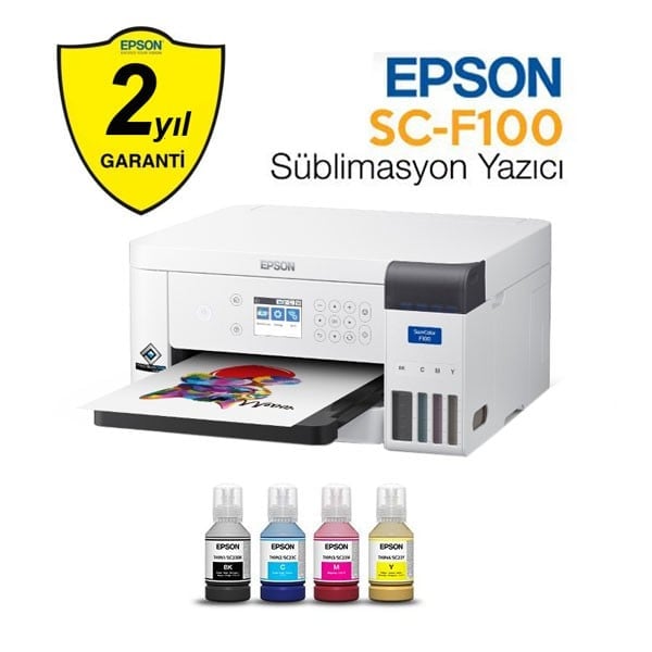 EPSON SureColor  SC-F100 Sublimasyon Yazıcı A4